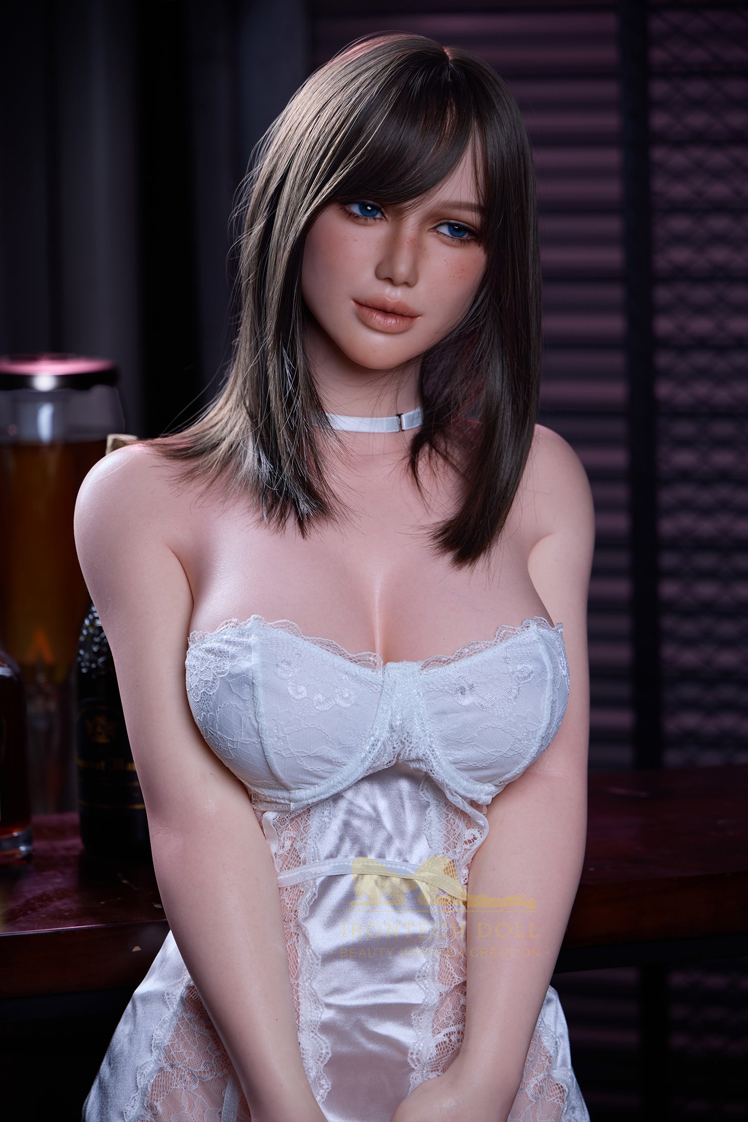 164cm/5ft4 F-cup Silicone Sex Doll – Celine