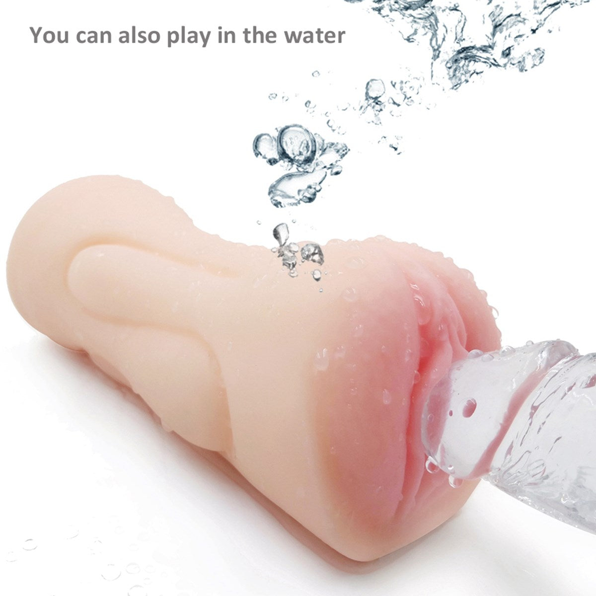 Vagina Tongue Tooth Male Realistic Masturbators Oral Double Holes Soft Sex Toy