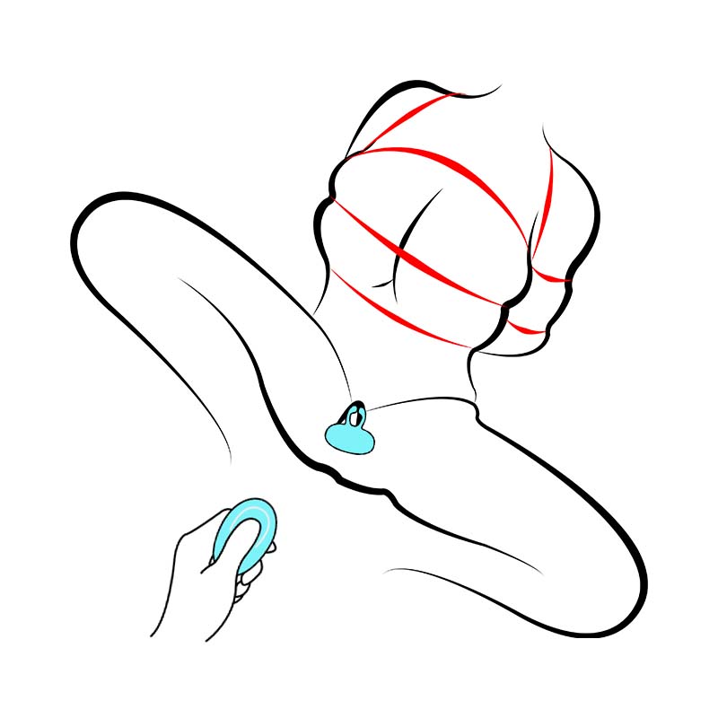 10-Speed Vibrating Nose Clip & Egg Massager