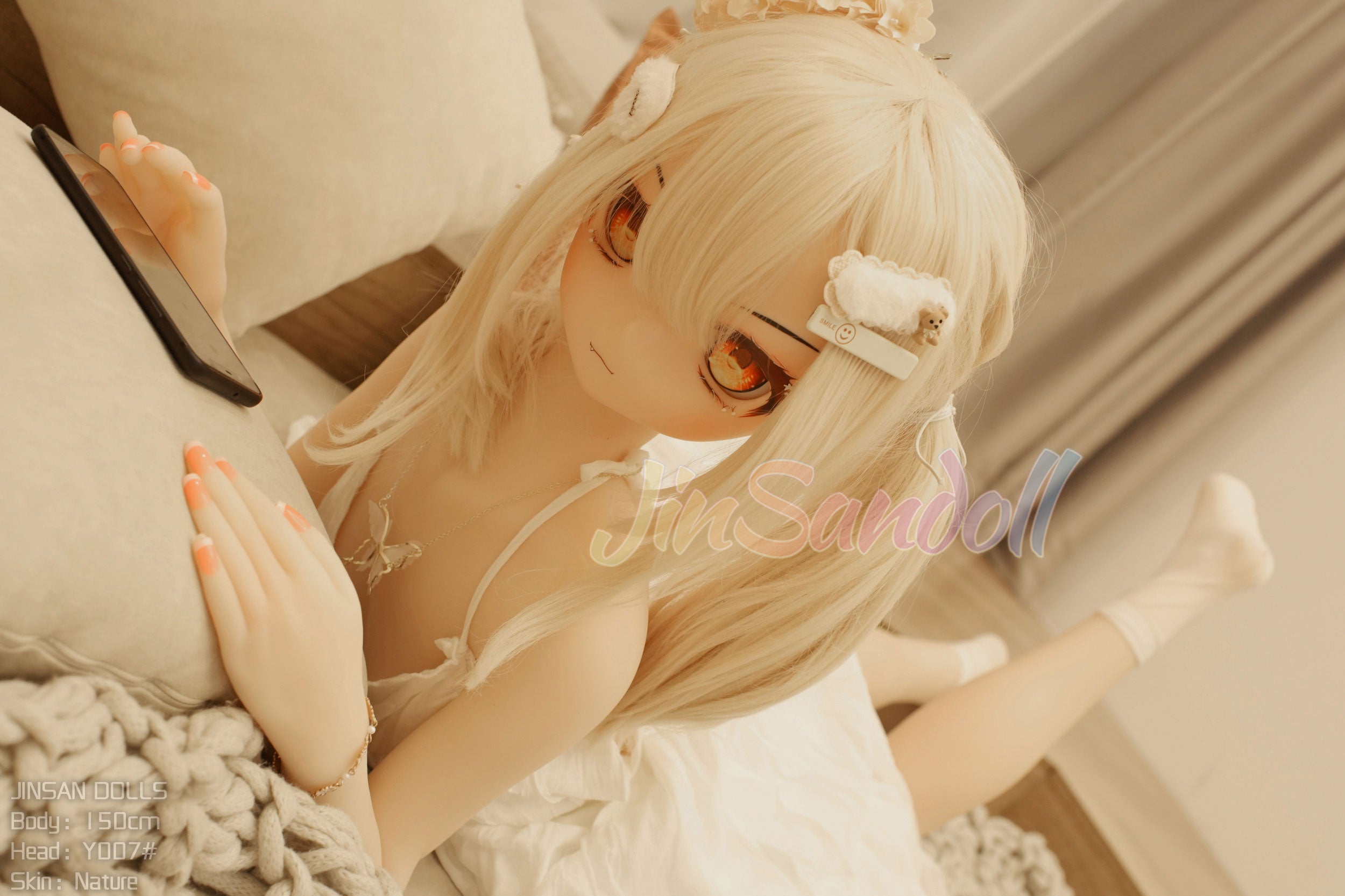150cm/4ft9 A-cup S-TPE Sex Doll – Delicia