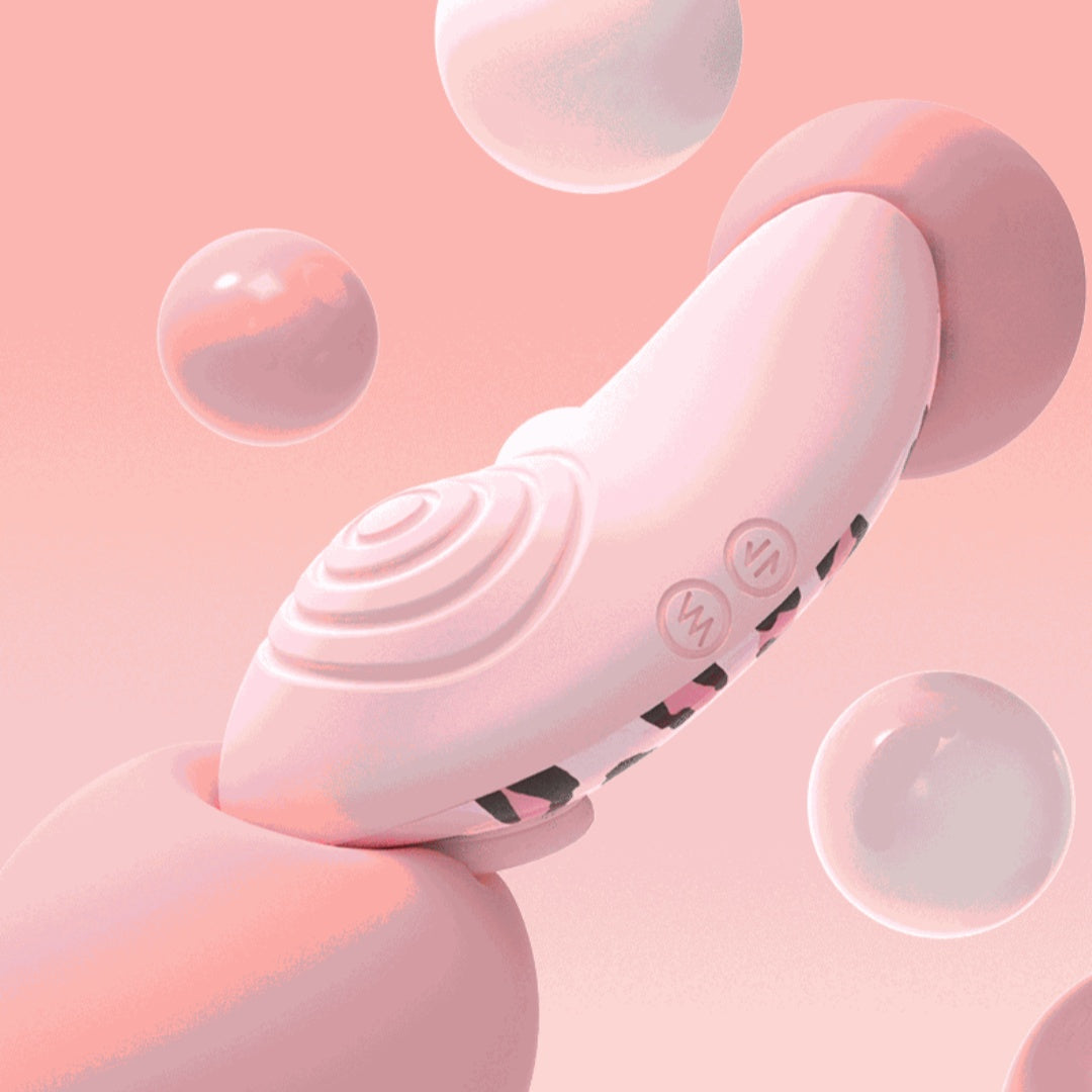 Wearable 10-Mode Thrusting Vibrator with Dual-Area Stimulation