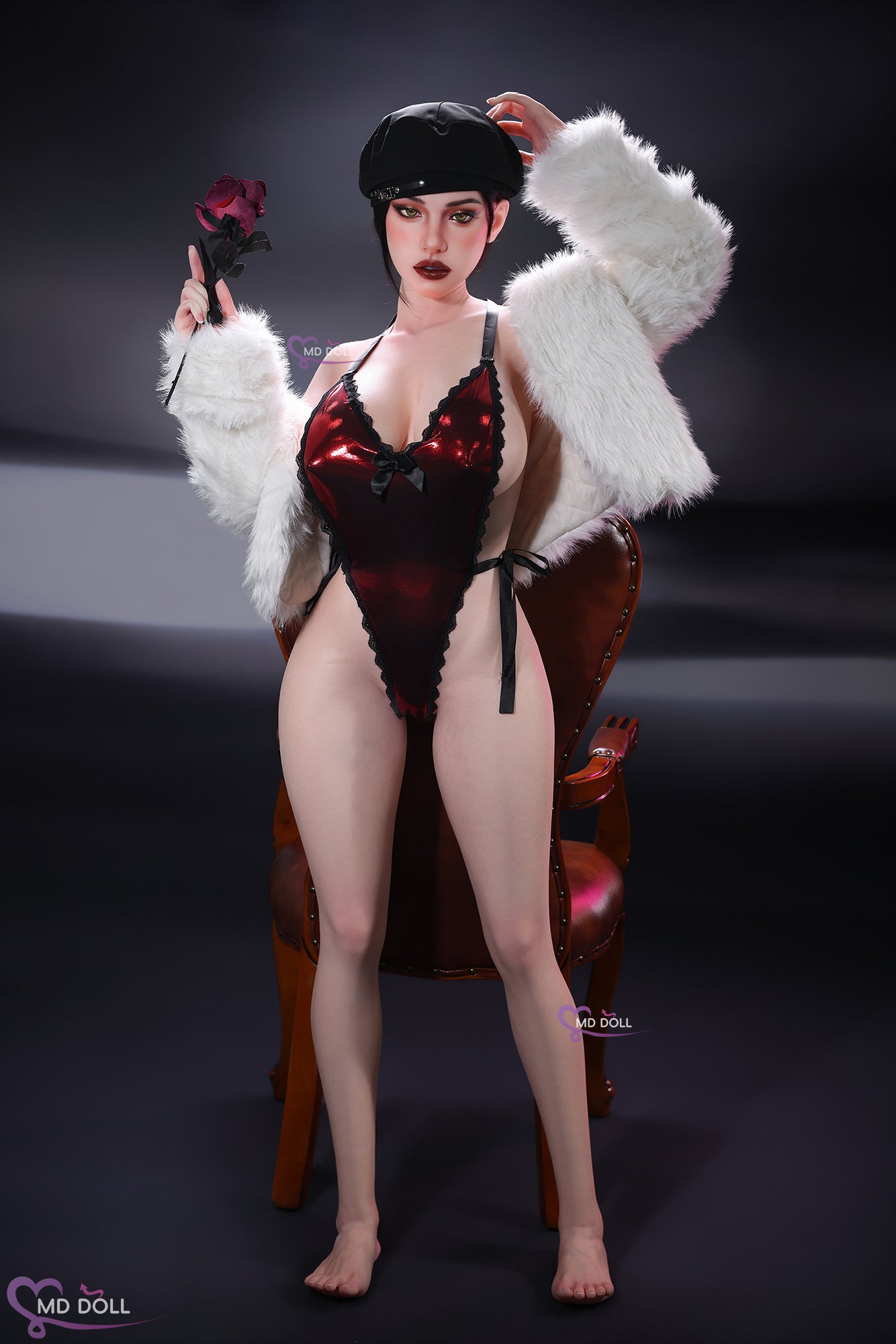 161cm/5ft3 H-cup Silicone Sex Doll – Leona