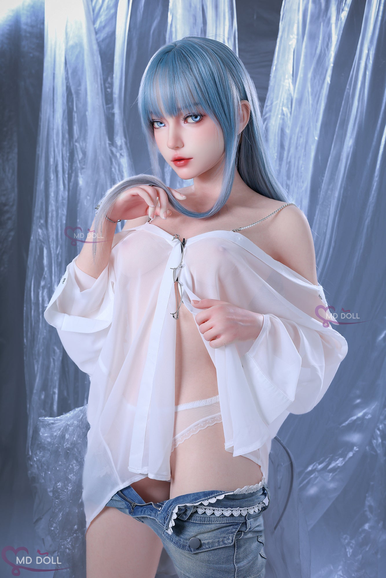 159cm/5ft2 A-cup Silicone Sex Doll – Faye