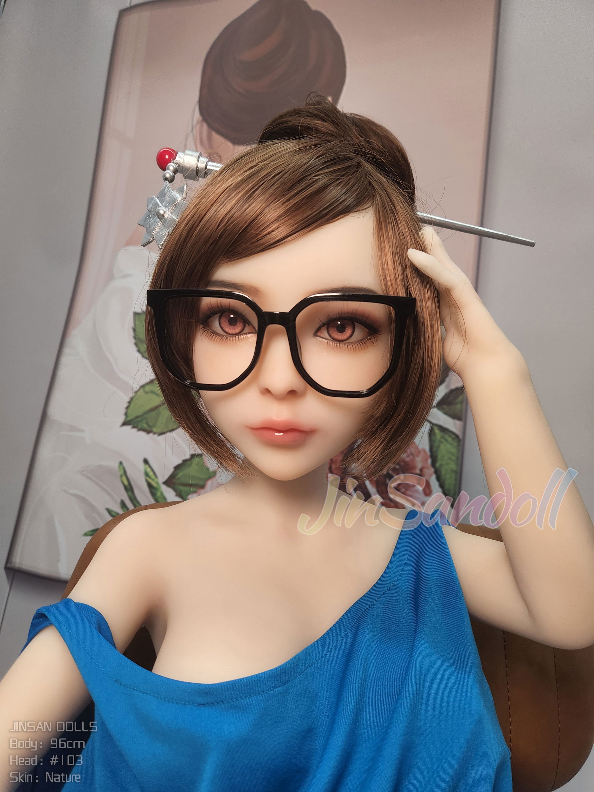 156 cm große, B-Körbchen-S-TPE-Sexdoll – Fiona