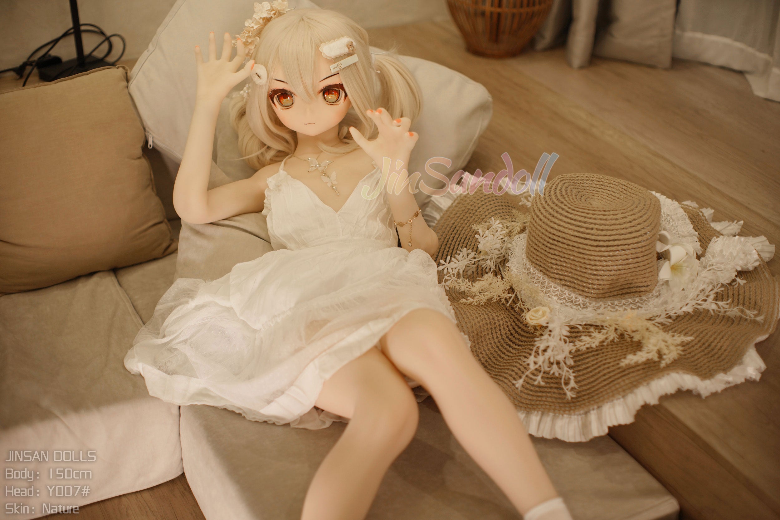 150cm/4ft9 A-cup S-TPE Sex Doll – Delicia