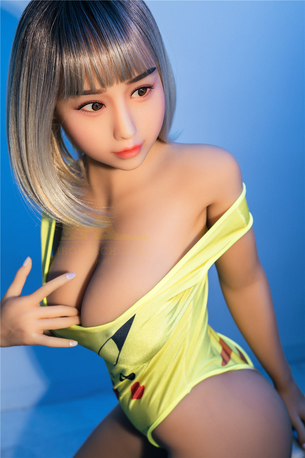 160 cm große TPE-Sexdoll mit F-Körbchen – Calypso
