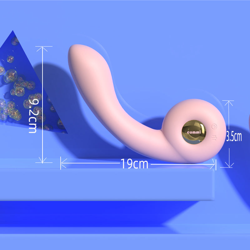 Double Snail Wearable 10-Mode Vibrating Rod