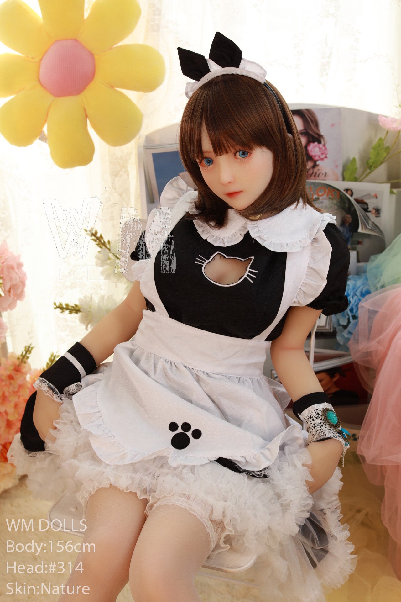 156cm/5ft1 C-cup S-TPE Sex Doll – Kiara