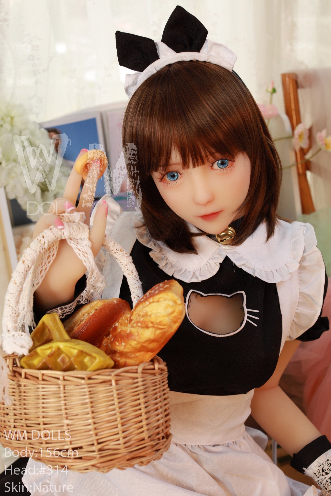 156cm/5ft1 C-cup S-TPE Sex Doll – Kiara