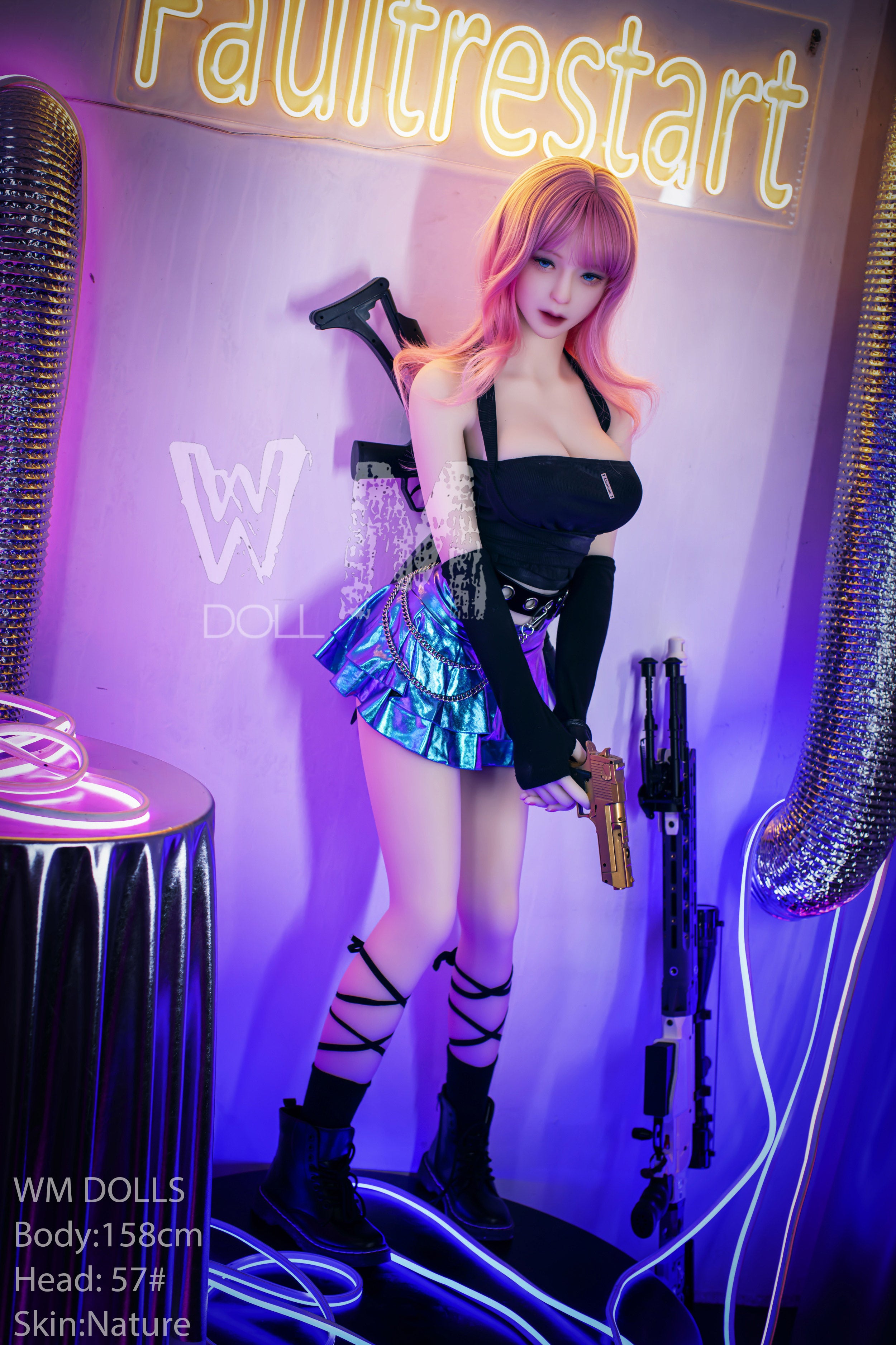 158 cm/5 Fuß 2 Zoll, F-Körbchen, S-TPE-Sexdoll – Bella
