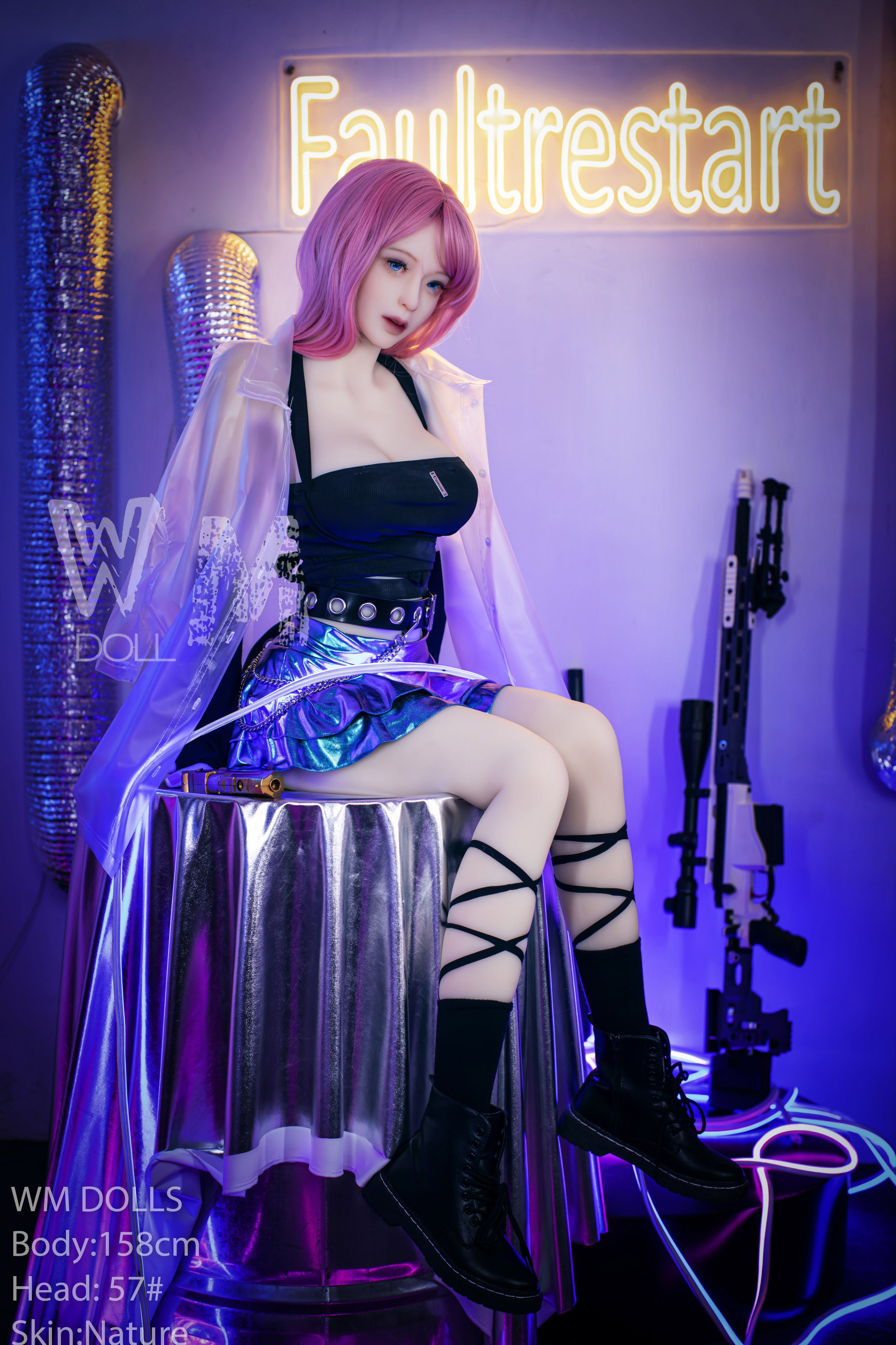 158 cm/5 Fuß 2 Zoll, F-Körbchen, S-TPE-Sexdoll – Bella