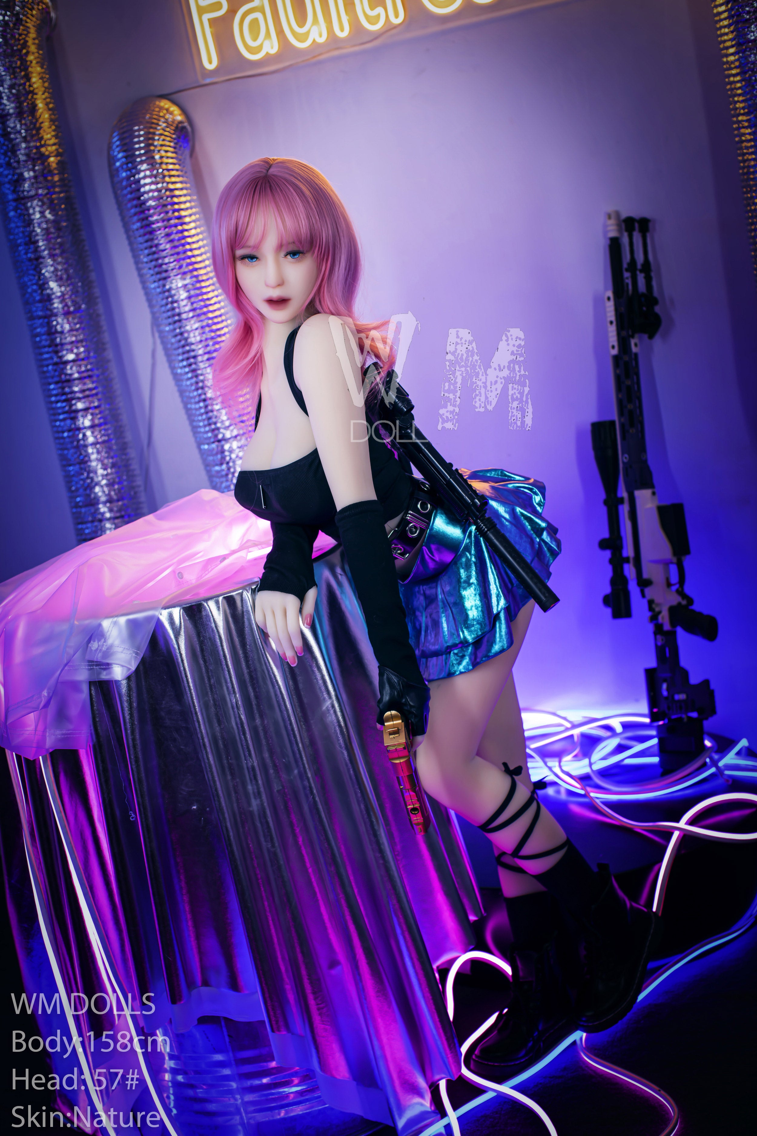 158 cm/5 Fuß 2 Zoll, F-Körbchen, S-TPE-Sexdoll – Bella