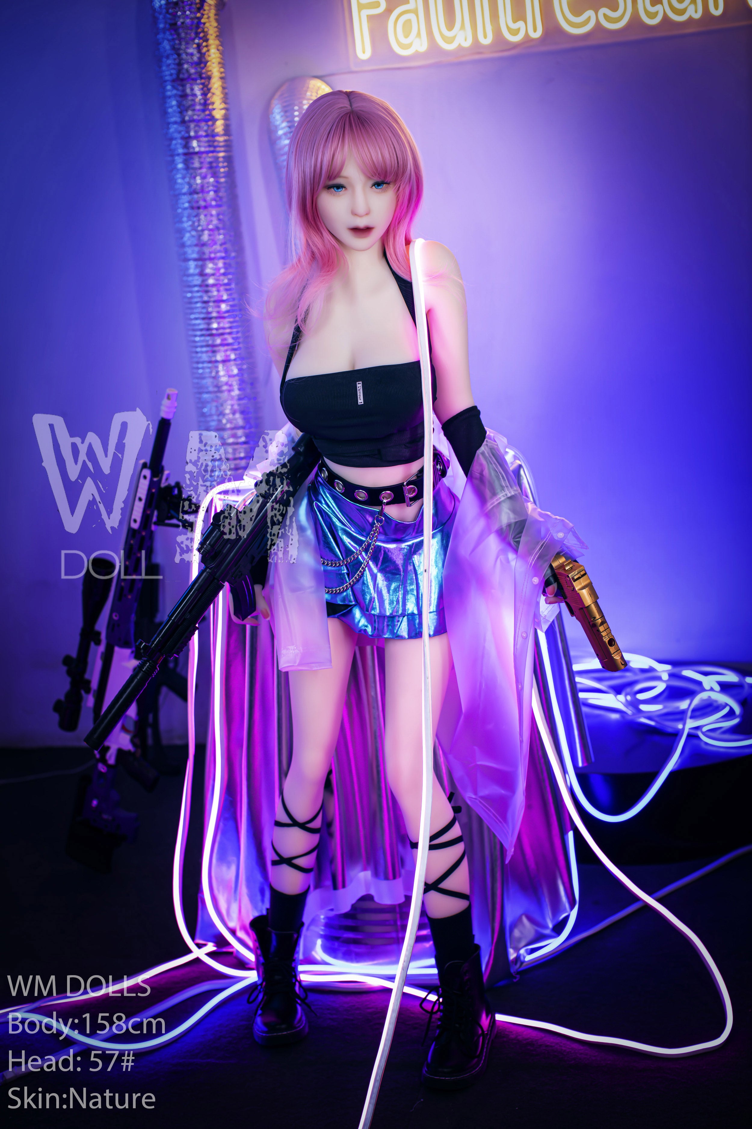 158 cm/5 Fuß 2 Zoll, F-Körbchen, S-TPE-Sexdoll – Bella