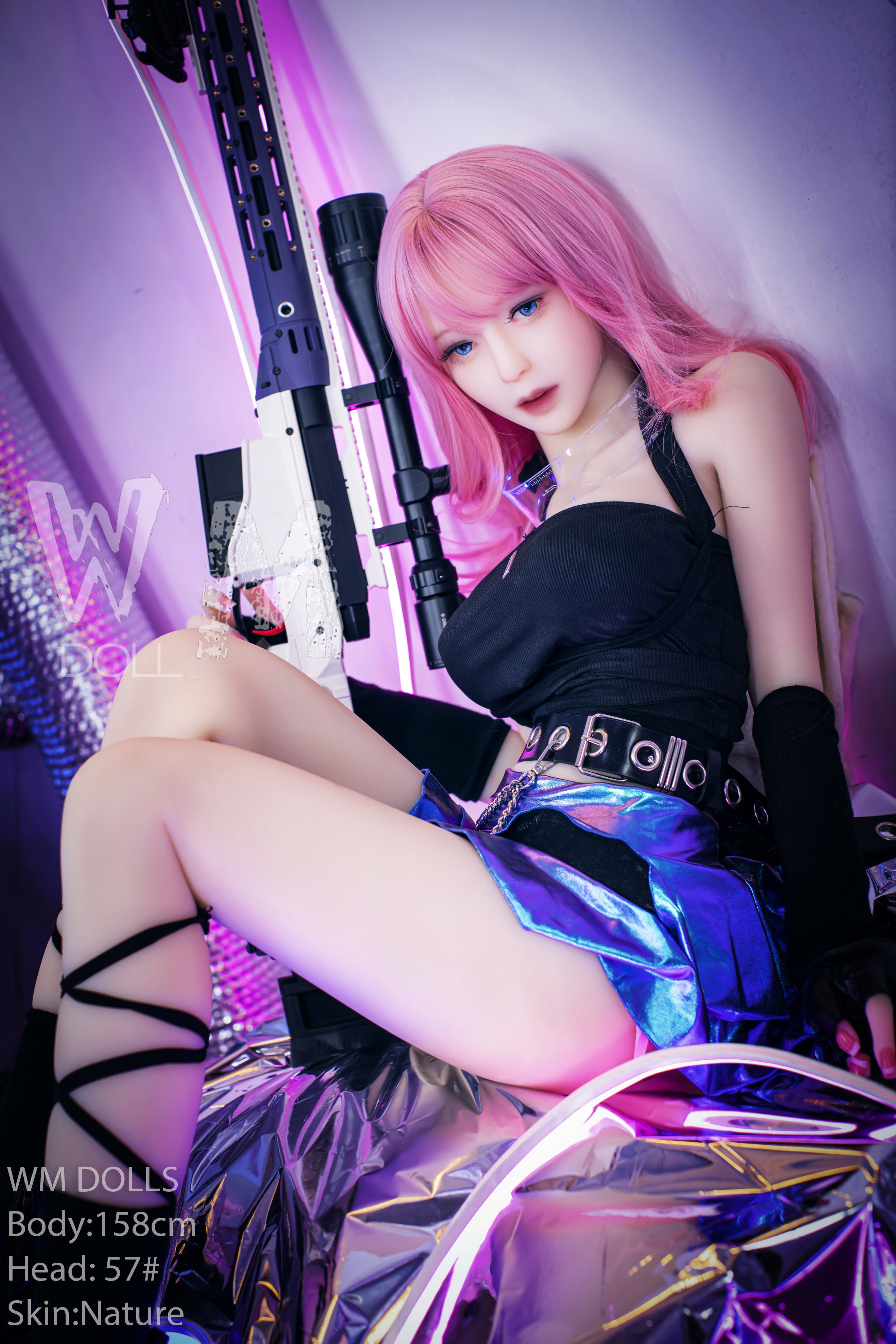 158 cm/5 Fuß 2 Zoll, F-Körbchen, S-TPE-Sexdoll – Bella