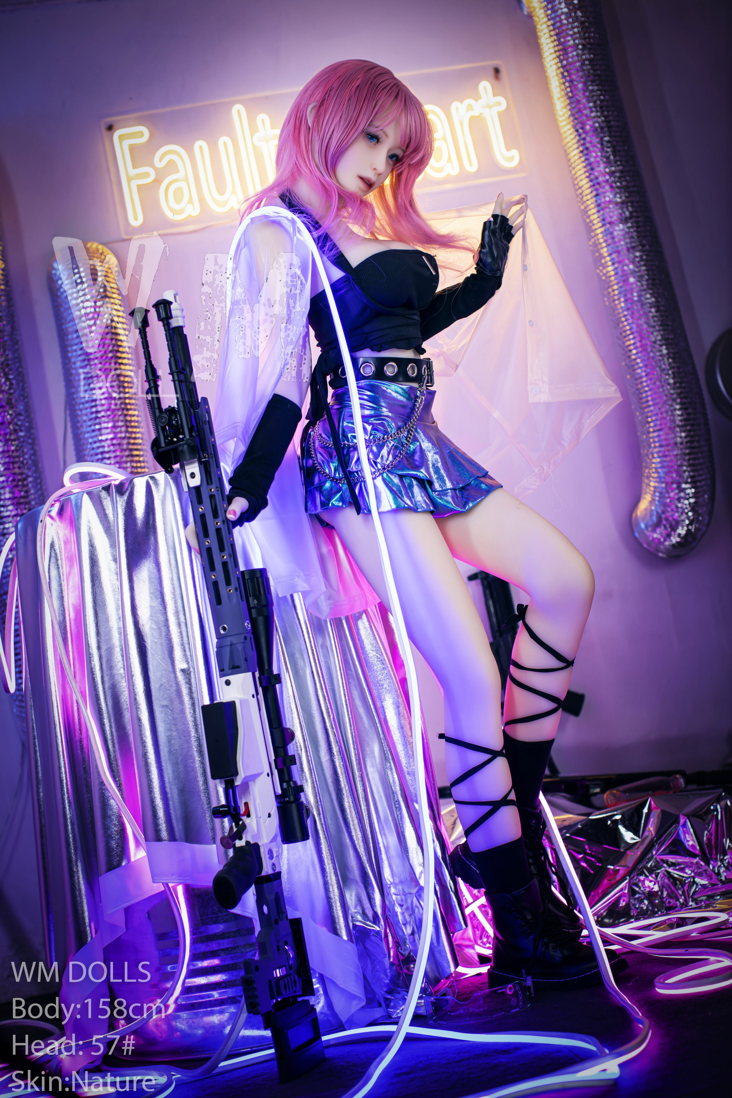158 cm/5 Fuß 2 Zoll, F-Körbchen, S-TPE-Sexdoll – Bella