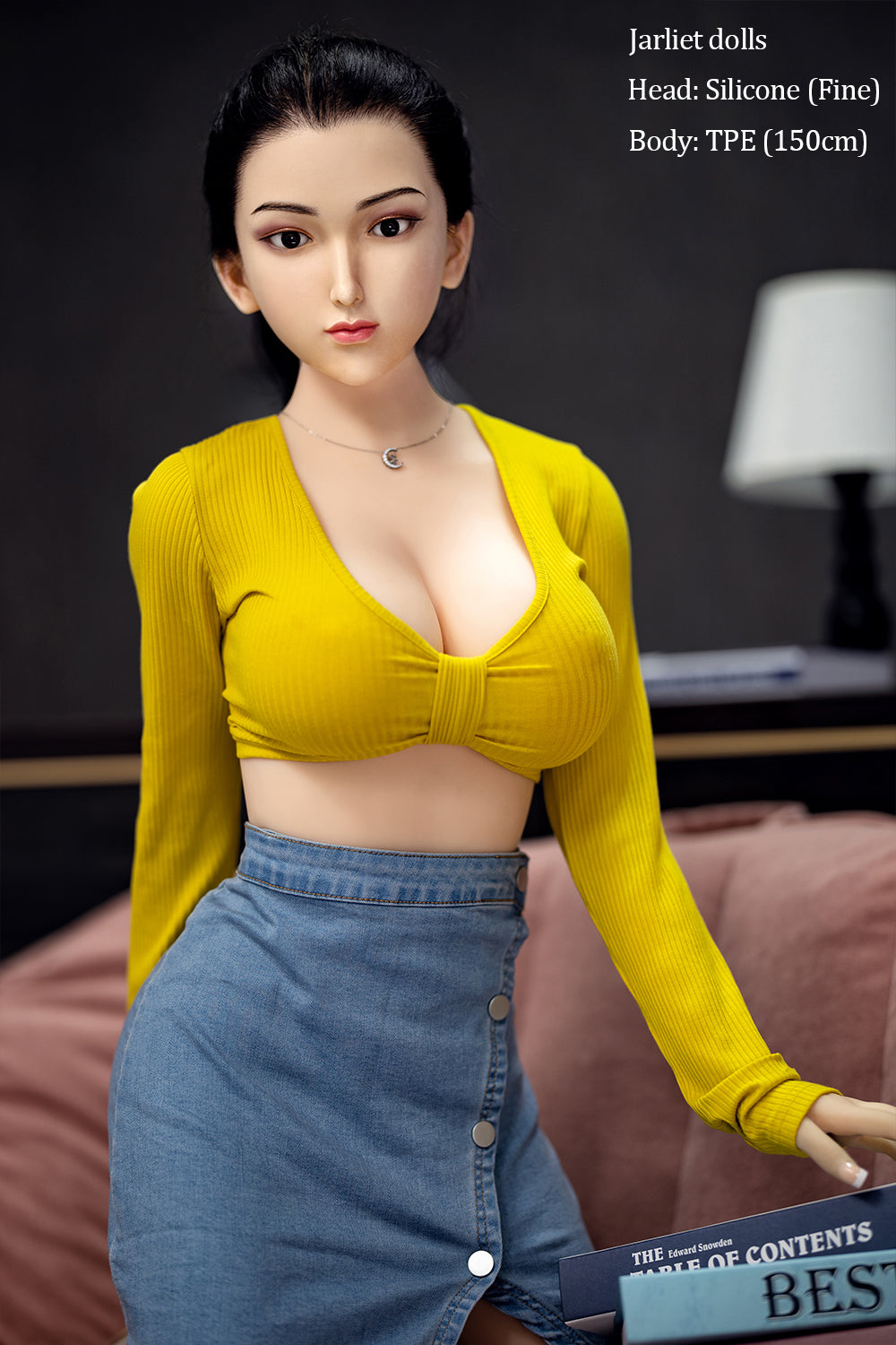 身長150cm/4フィート9インチ、Dカップ、シリコンヘッド、TPEボディのセックスドール – リオーナ