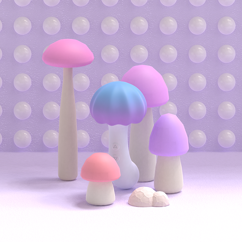 Elegant Mushroom Dual-End Massager