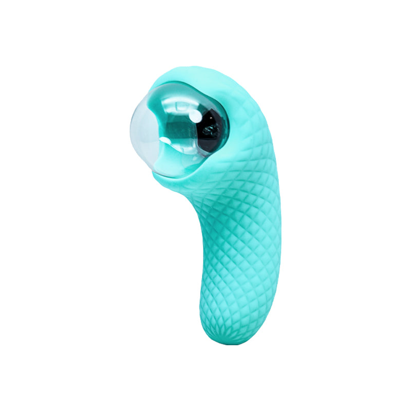 10-Speed Heated Electric Pulsing Dual-Head Luminous Glass Wand