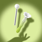 Detachable Mini Vibrator Pen With Flower‑shaped Sleeve