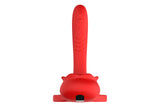 10-Mode Rose Vibrating Cock Ring for Multiple Stimulation