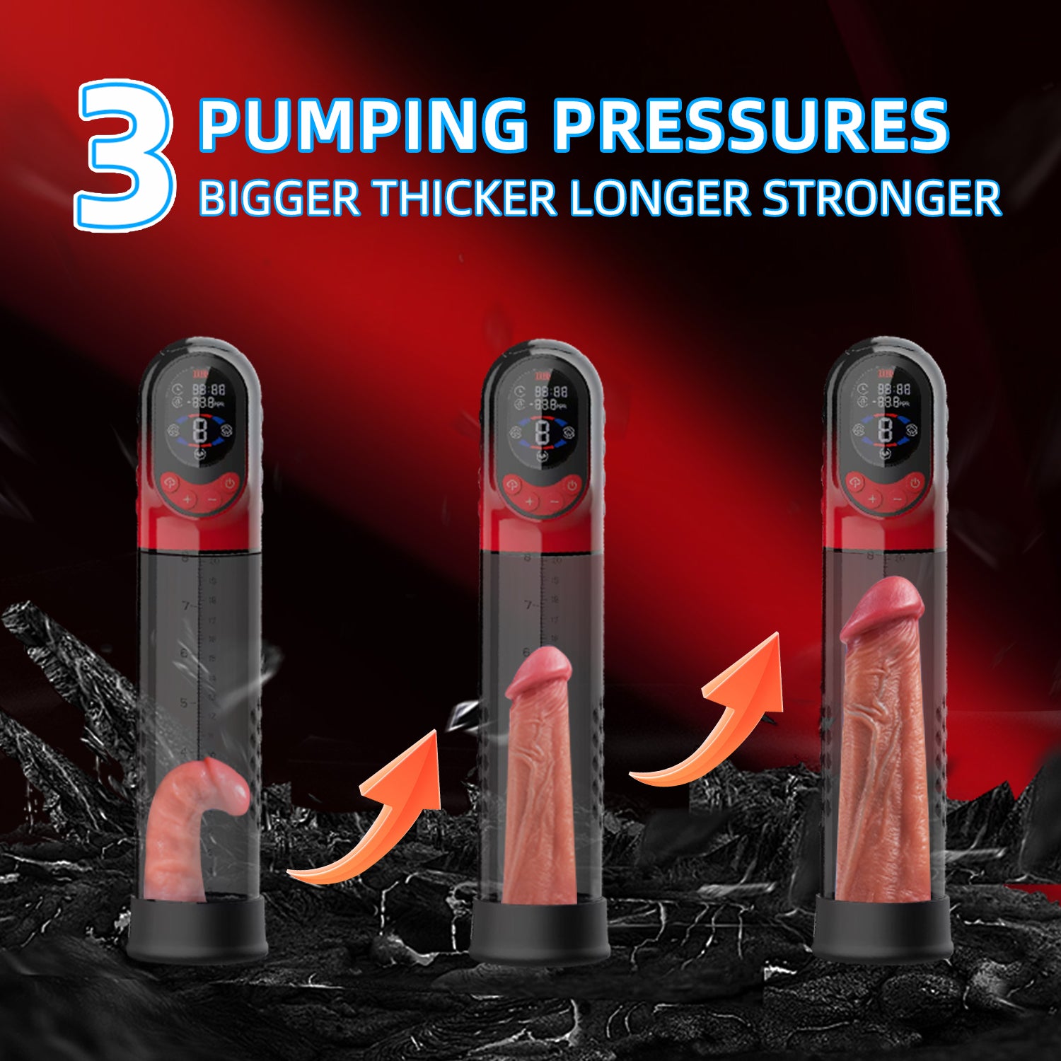 2-in-1 Male Pleasure Toy with 5-Speed Suction & Vibration