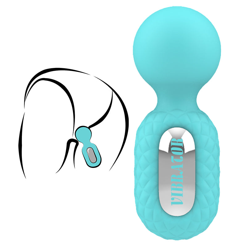 10-Mode Waterproof Spring-Loaded Mini Vibrator