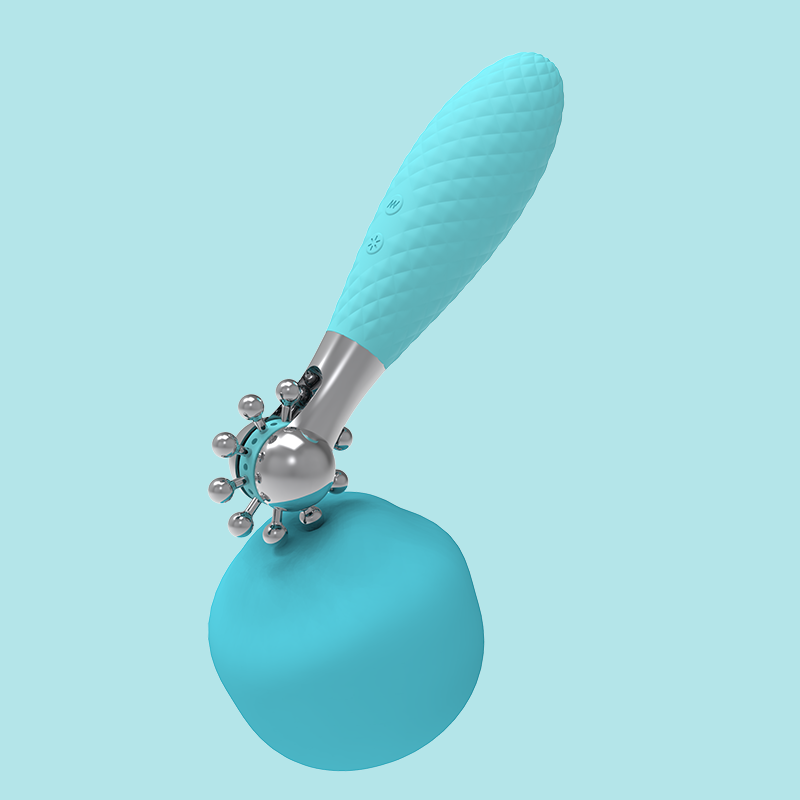 3-in-1 EMS Shock E-Stim Roller Vibrator
