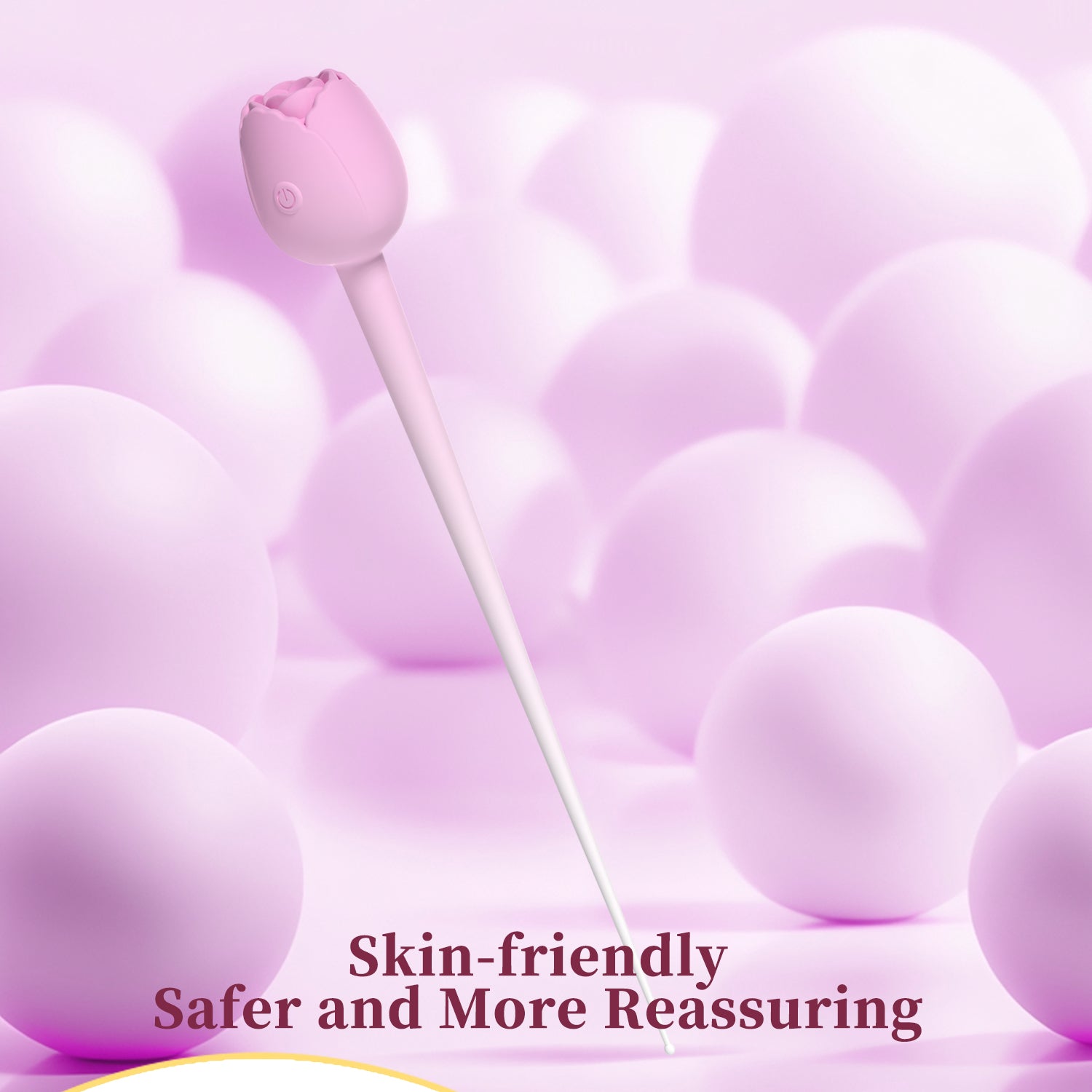 Delicate Flower‑shaped Ergonomic Flexible Vibrator