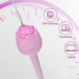 Delicate Flower‑shaped Ergonomic Flexible Vibrator