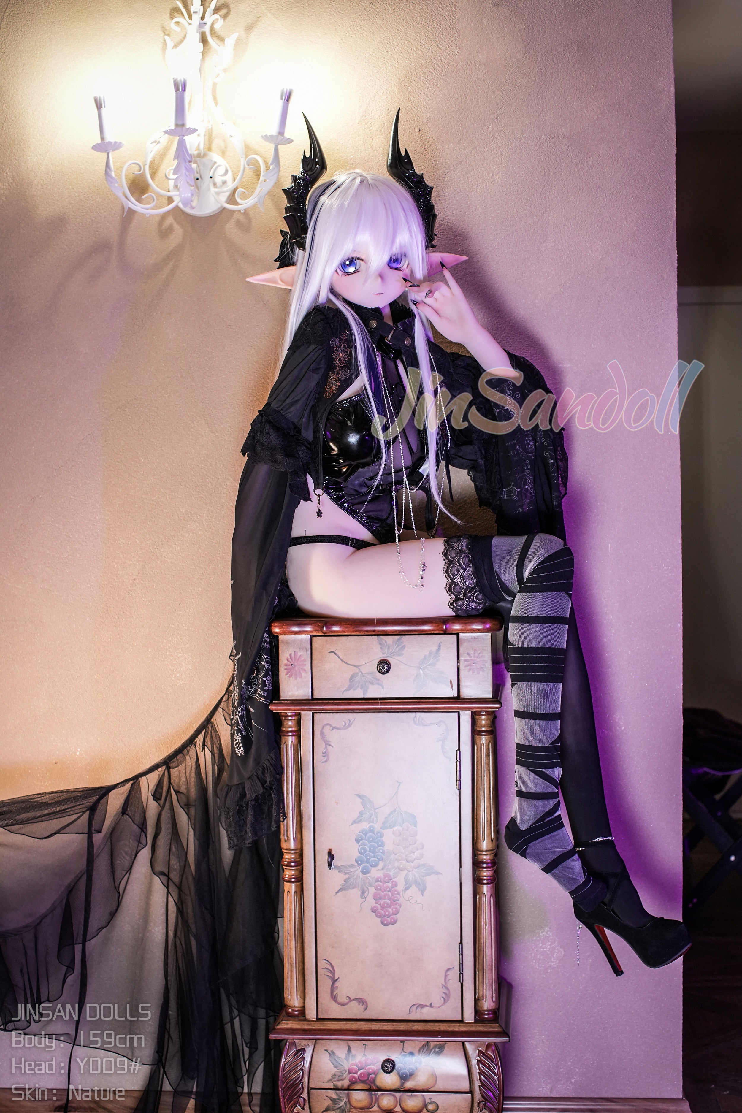 身長159cm/5フィート2インチ、Dカップ、S-TPE製セックスドール – ダズル