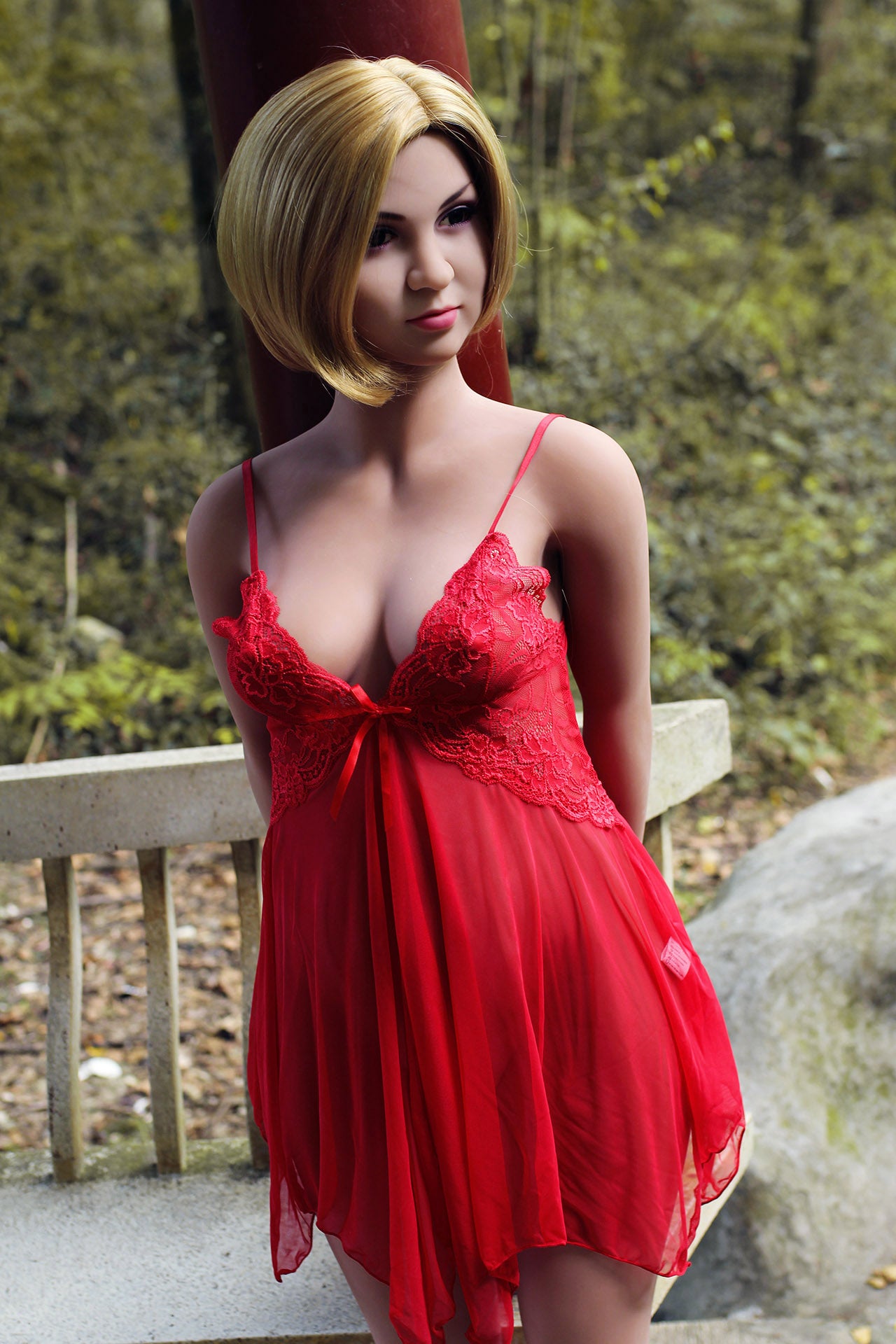 158 cm/5 Fuß 2 B-Körbchen S-TPE Schwangere Sexpuppe – Willow