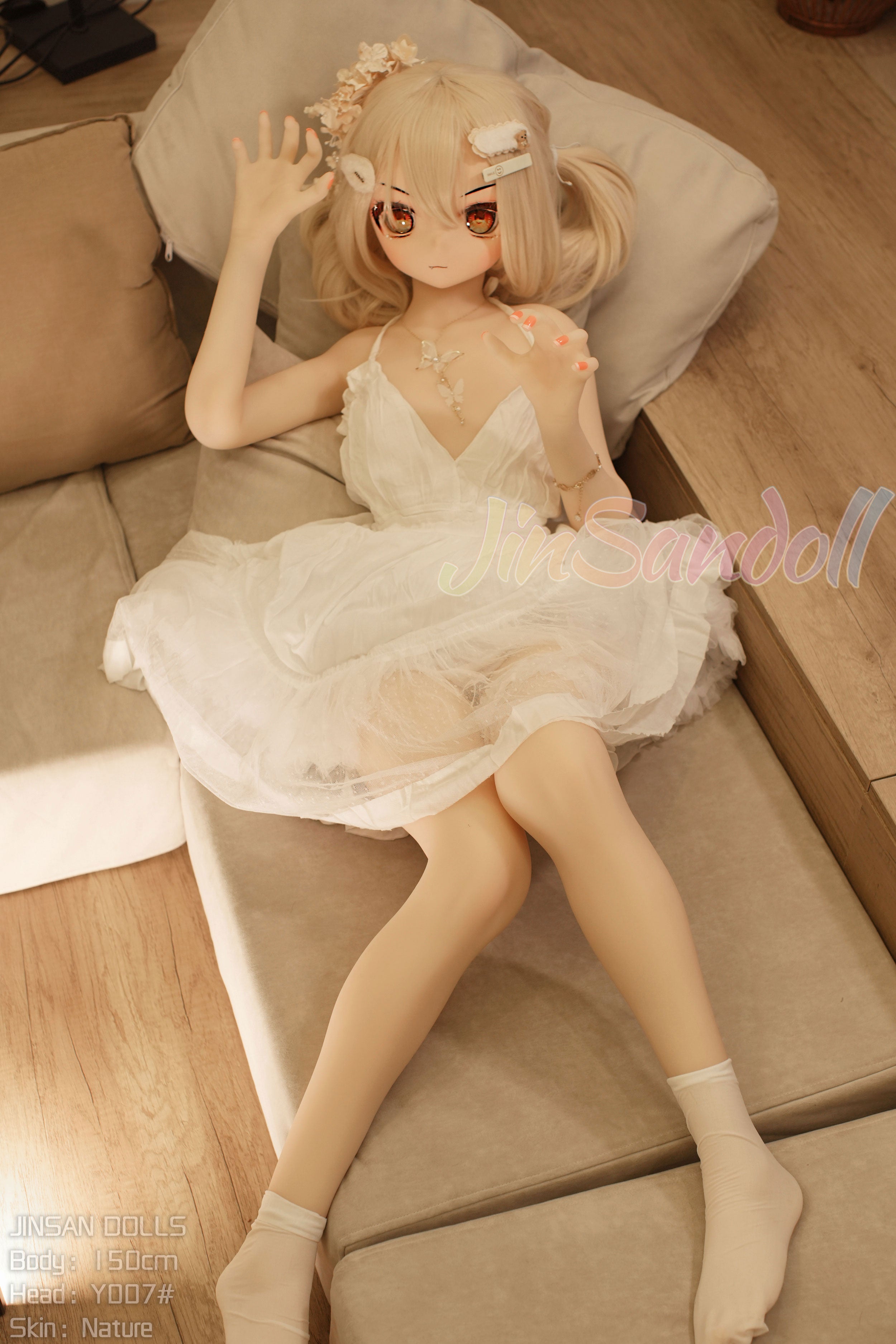 150cm/4ft9 A-cup S-TPE Sex Doll – Delicia