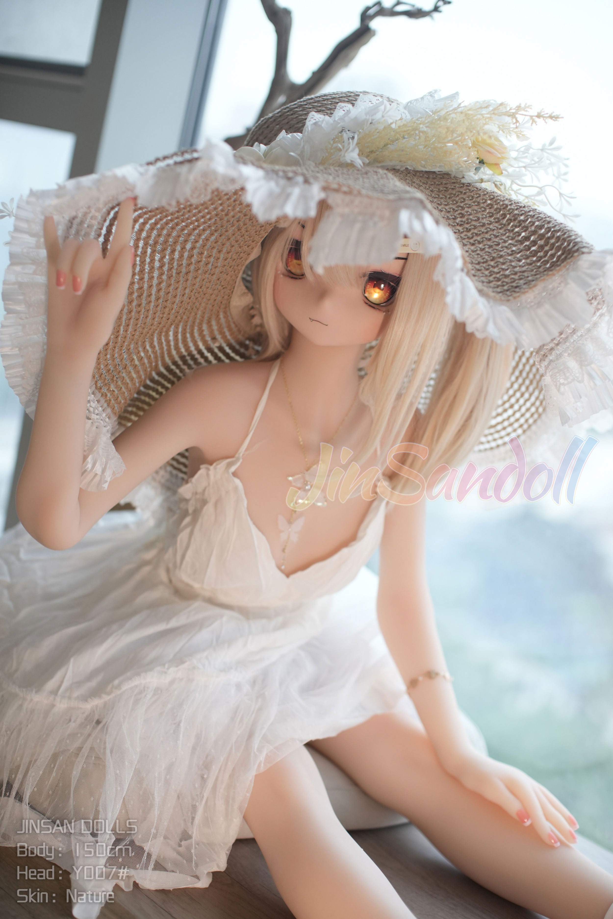 150cm/4ft9 A-cup S-TPE Sex Doll – Delicia
