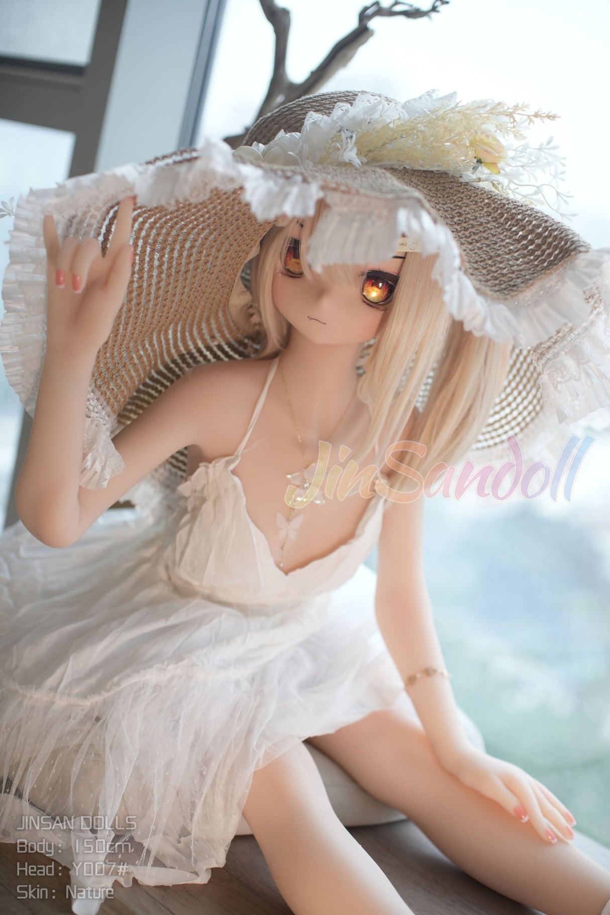 150cm/4ft9 A-cup S-TPE Sex Doll – Delicia