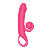 10‑Speed Snail-Shaped Vibrating Silicone Massager