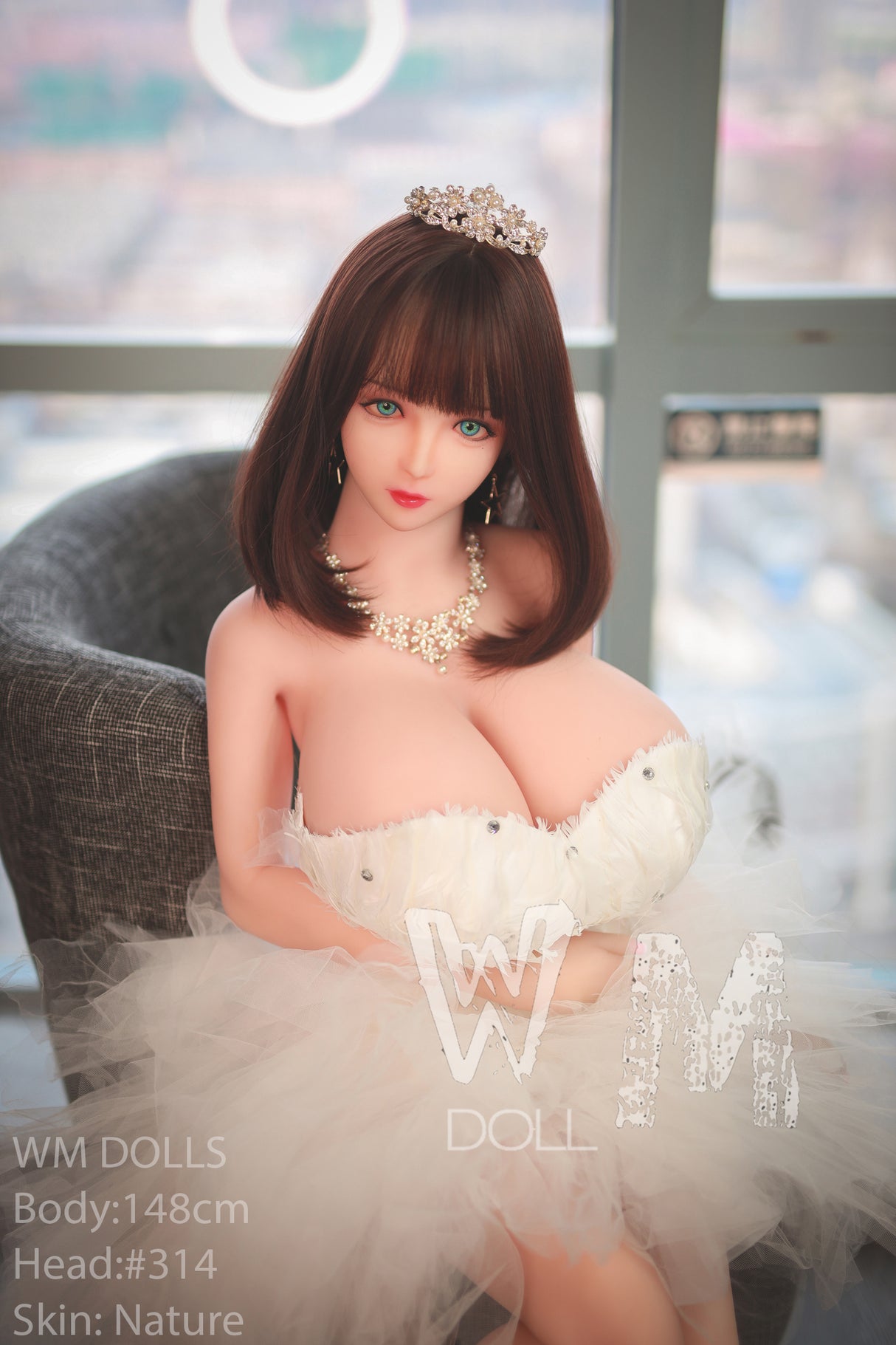 148cm/4ft9 J-cup S-TPE Sex Doll – Paris