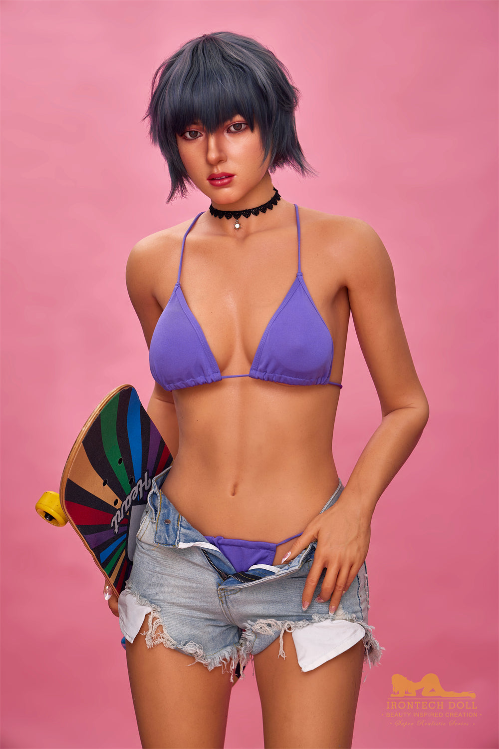 身長168cm/5フィート5インチ、Bカップのシリコン製セックスドール – フェニー