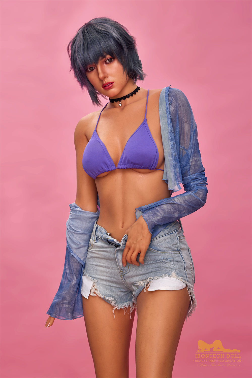 身長168cm/5フィート5インチ、Bカップのシリコン製セックスドール – フェニー