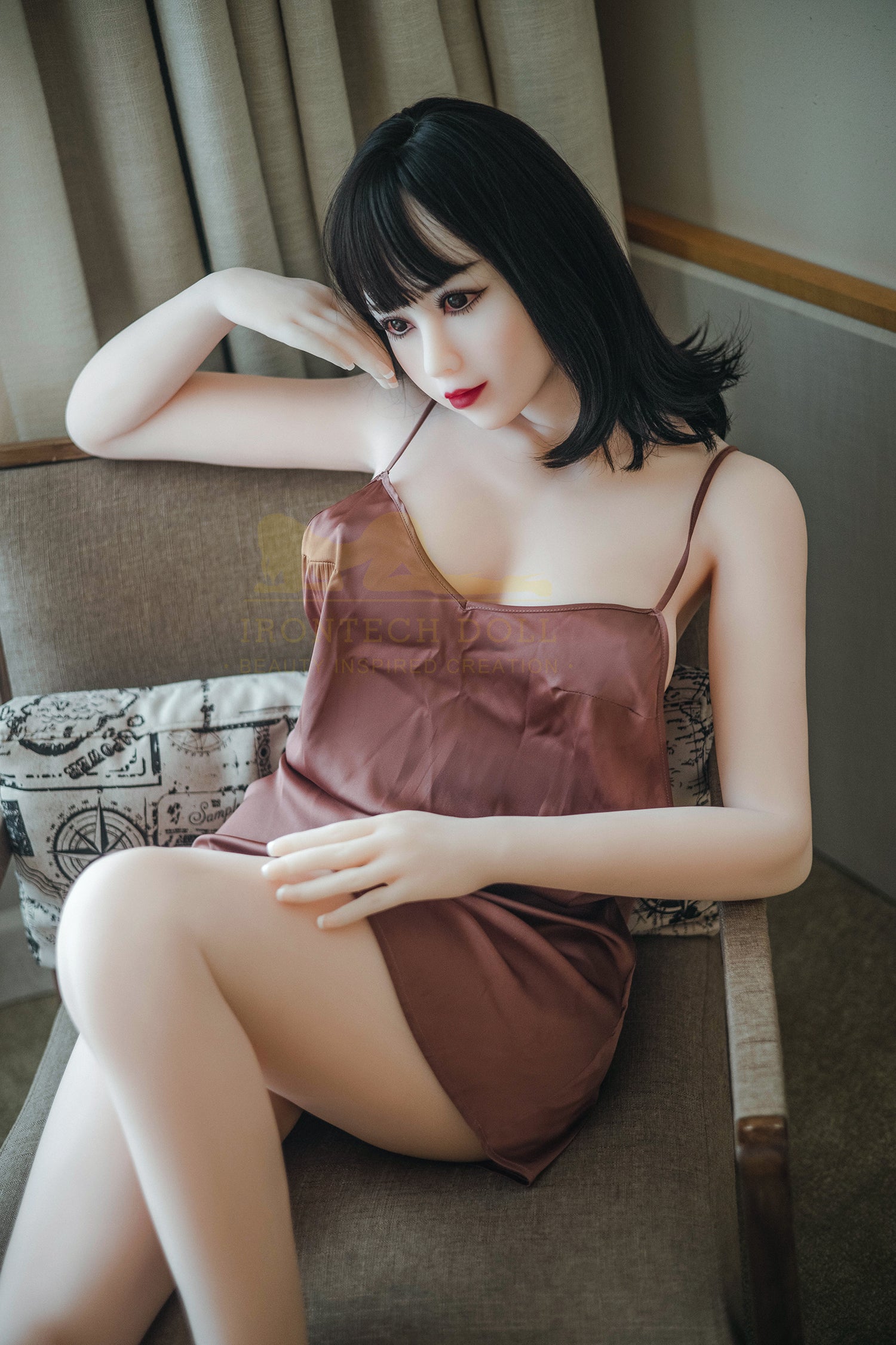 159 cm große TPE-Sexdoll mit F-Körbchen – Nyx