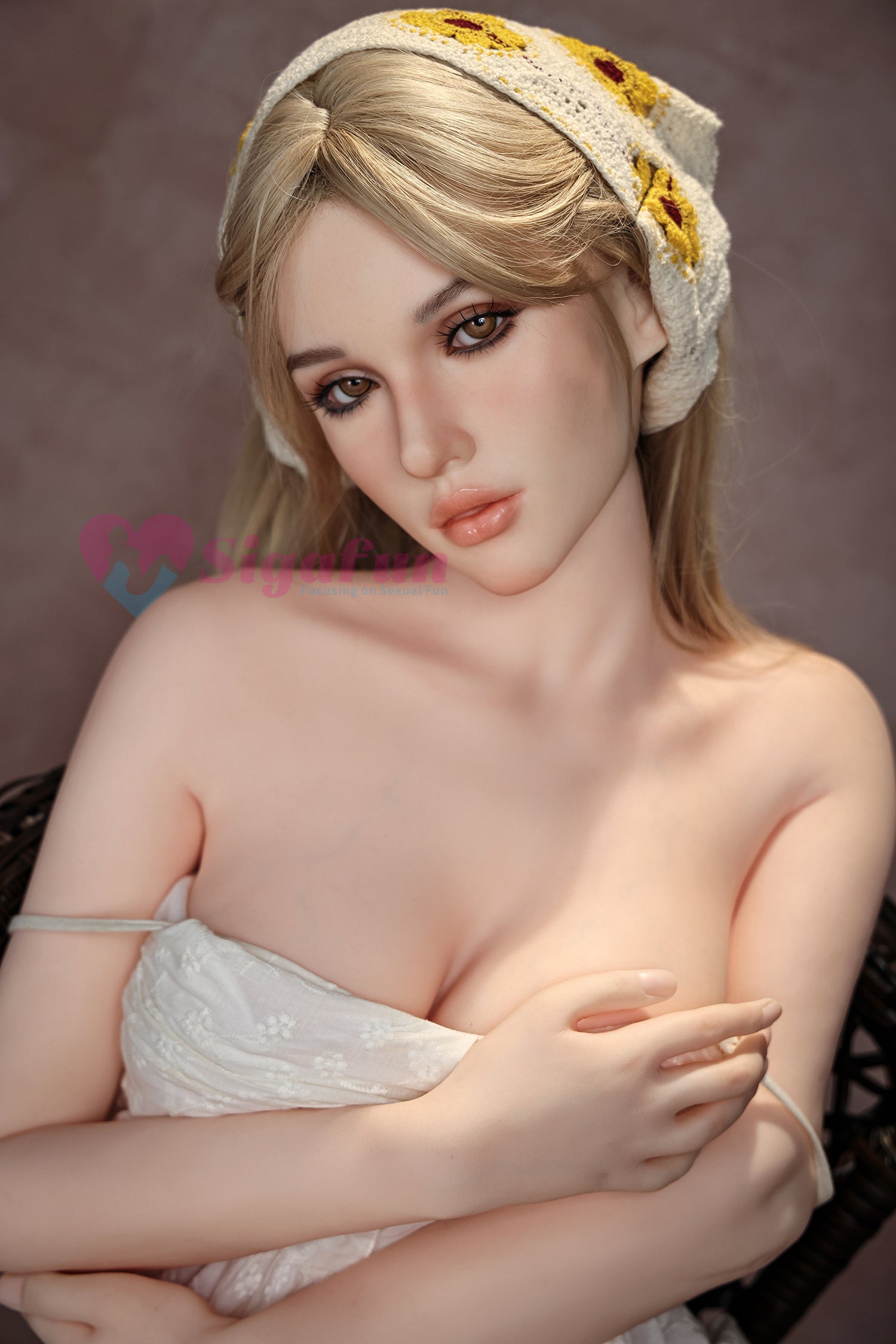 163cm/5ft3 E-cup Silicone Head TPE Body Sex Doll – Natalia