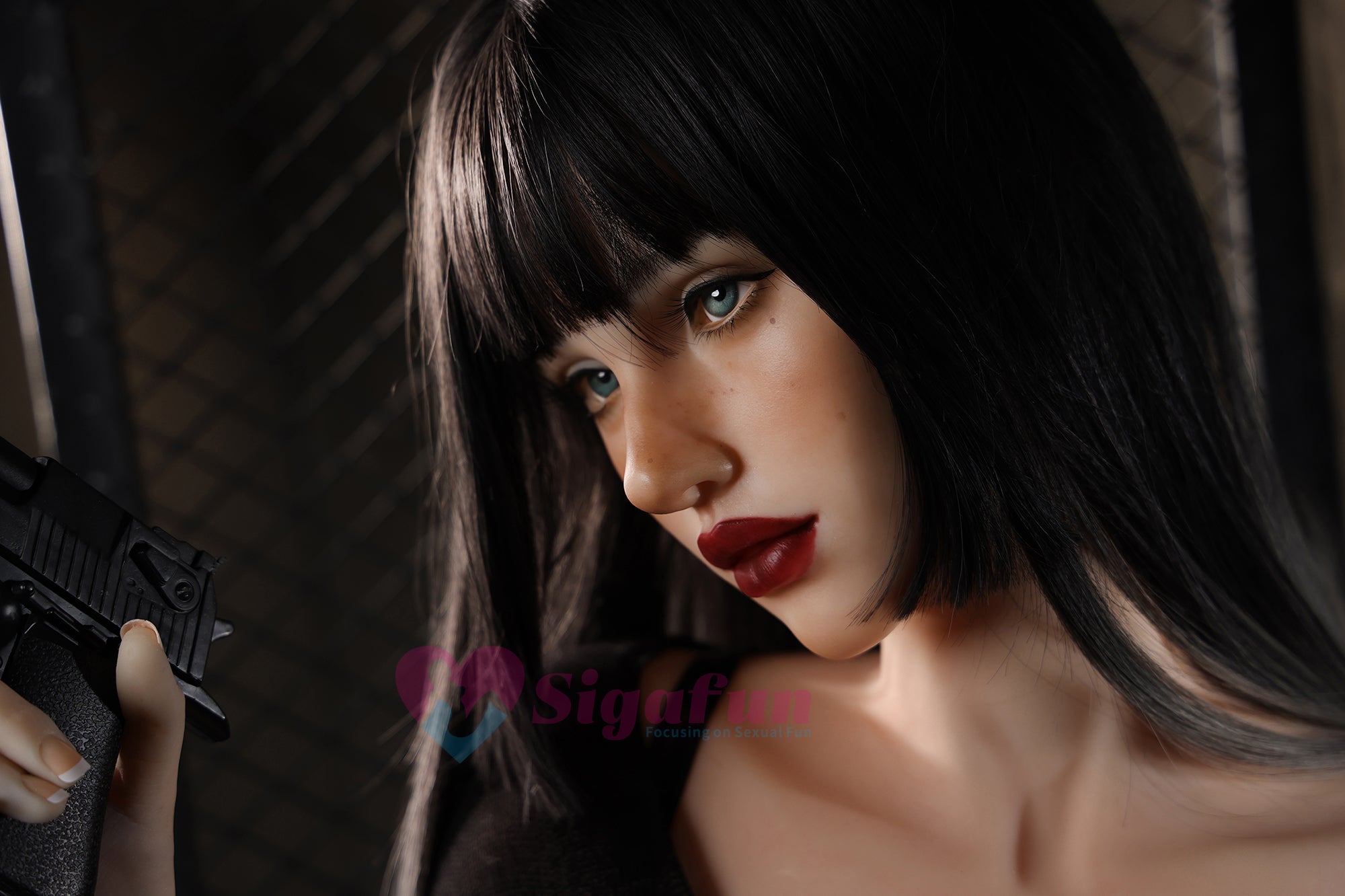 164cm/5ft3 H-cup Silicone Head TPE Body Sex Doll – Adalynn
