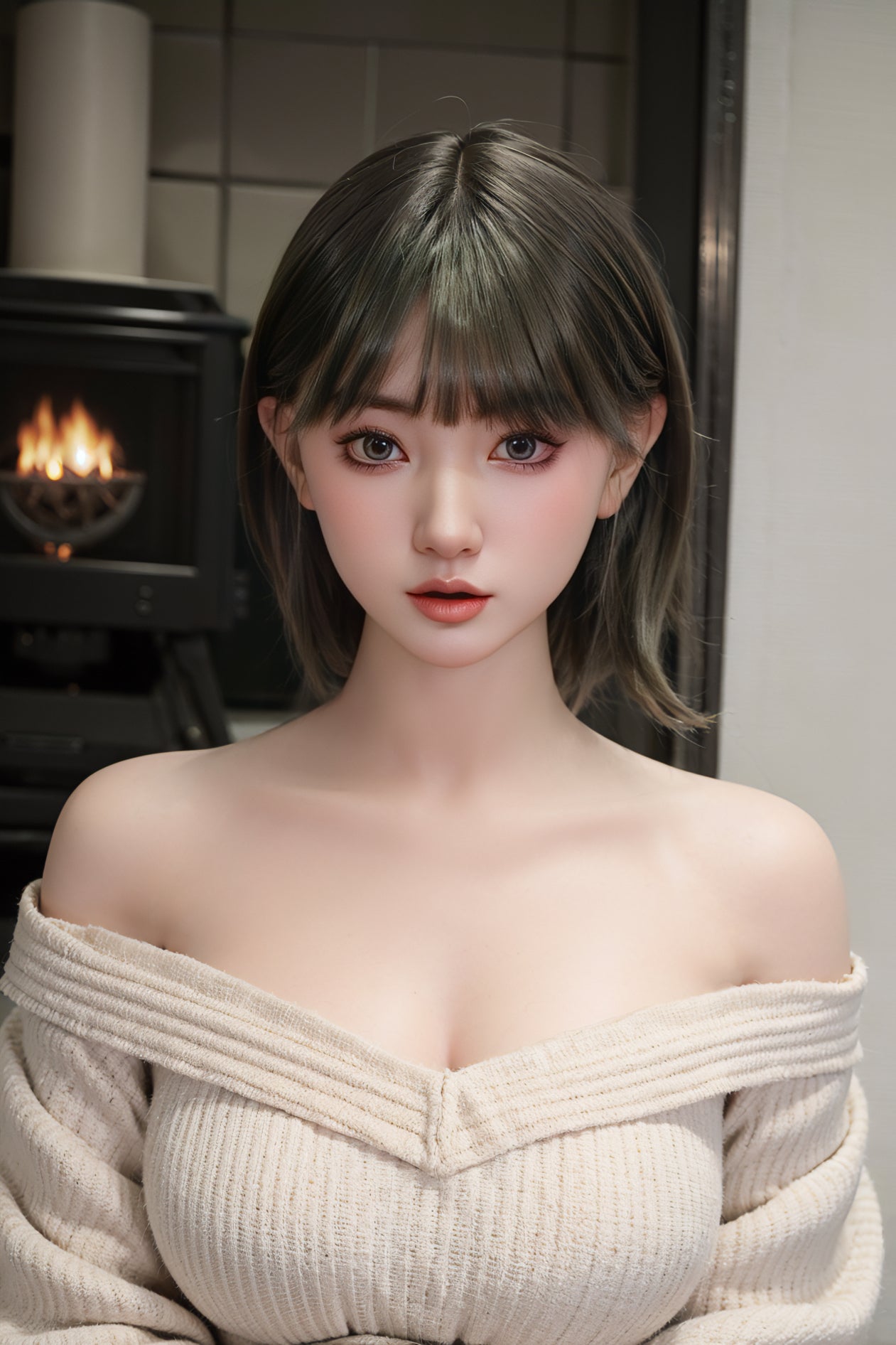 159cm/5ft2 D-cup Silicone Sex Doll – Liv