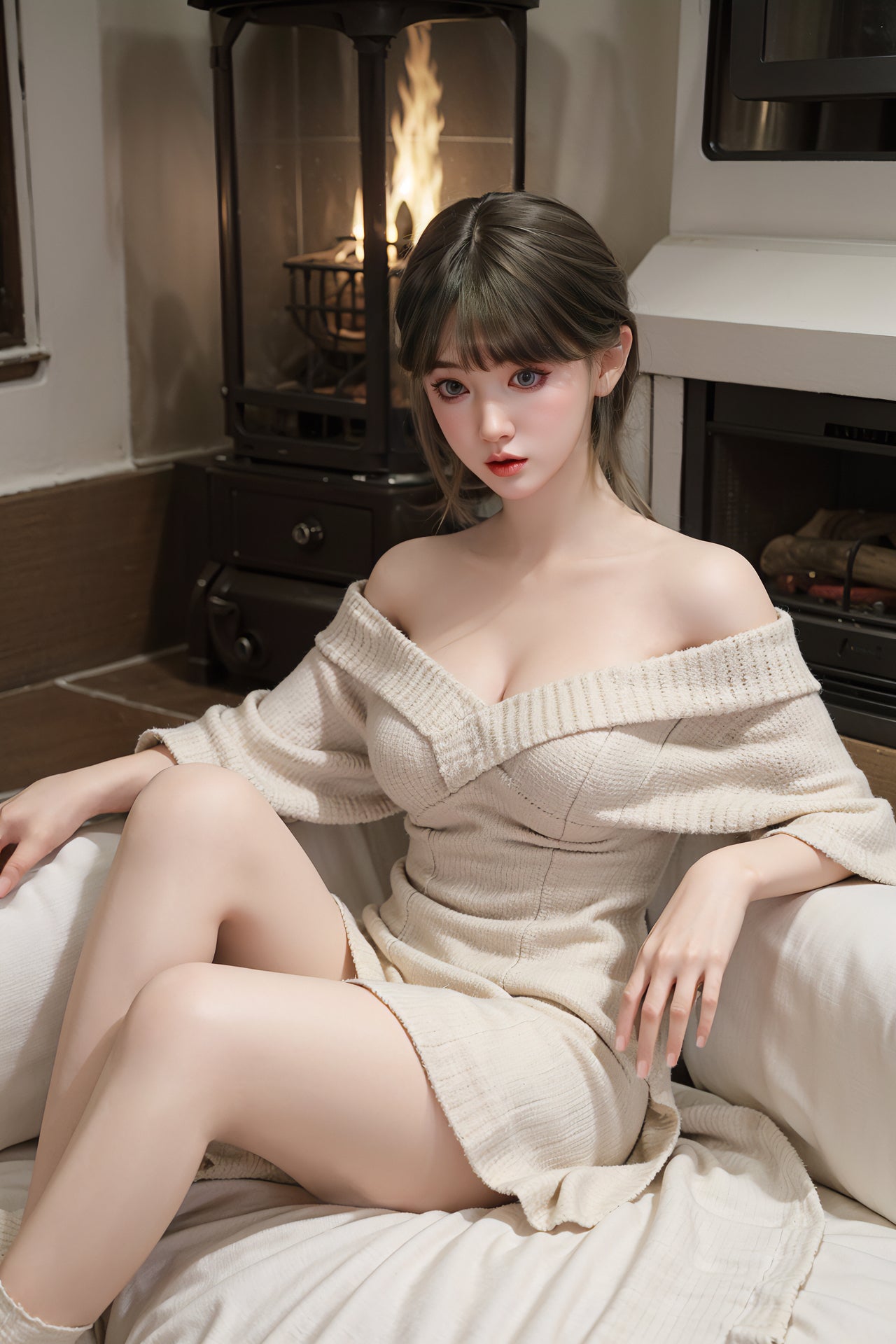 159cm/5ft2 D-cup Silicone Sex Doll – Liv