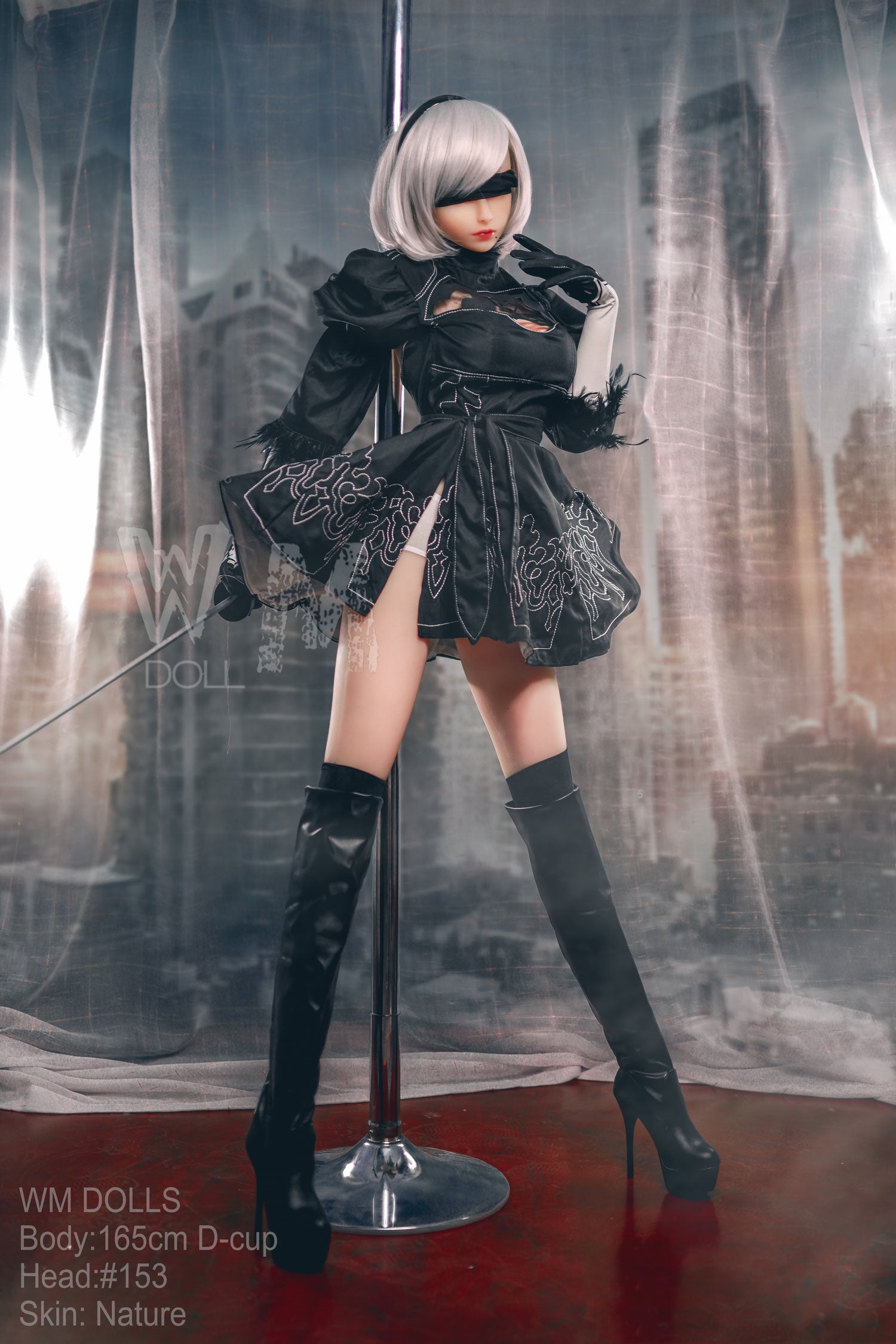 165cm/5ft4 D-cup S-TPE Sex Doll – Crimson