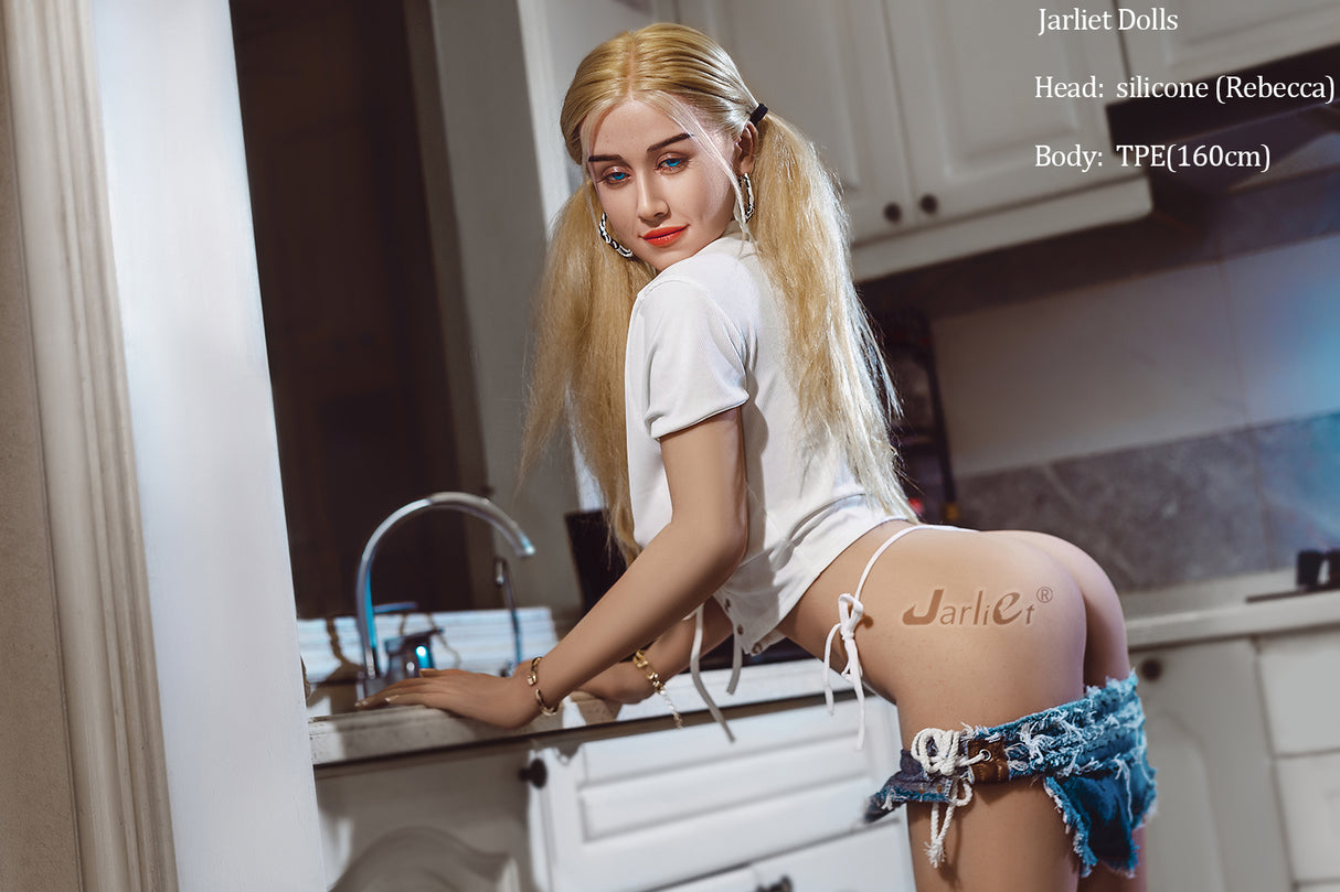 160cm/5ft2 D-cup Silicone Head TPE Body Sex Doll – Nerina