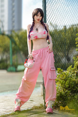 163cm/5ft3 F-cup Silicone Head TPE Body Sex Doll – Sasha