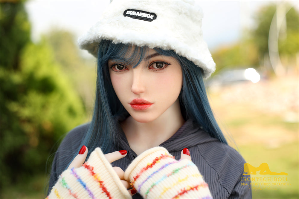 159cm/5ft2 F-cup Silicone Head TPE Body Sex Doll – Joline