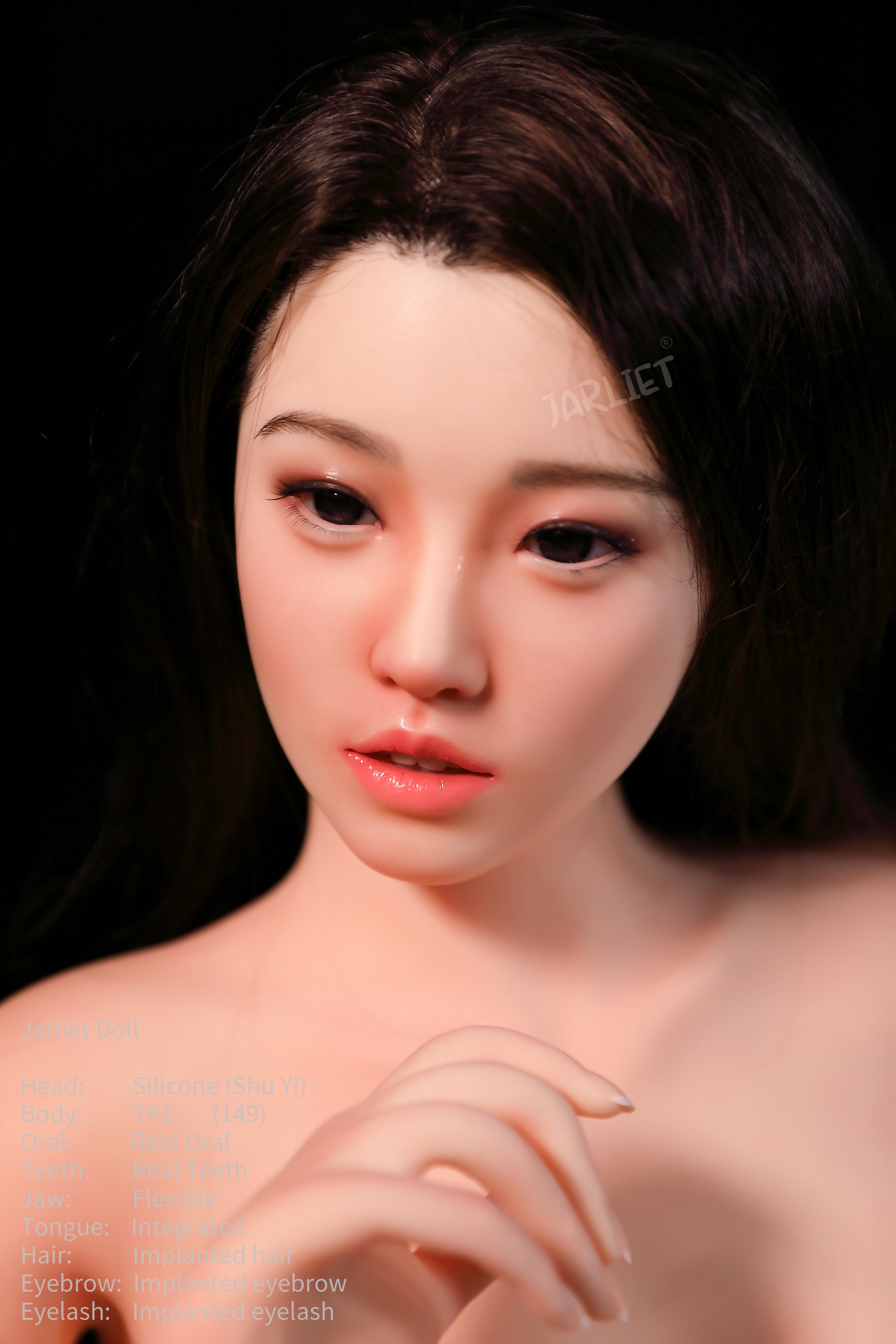 身長149cm/4フィート9インチ、Dカップ、シリコンヘッド、TPEボディのセックスドール – Elowen