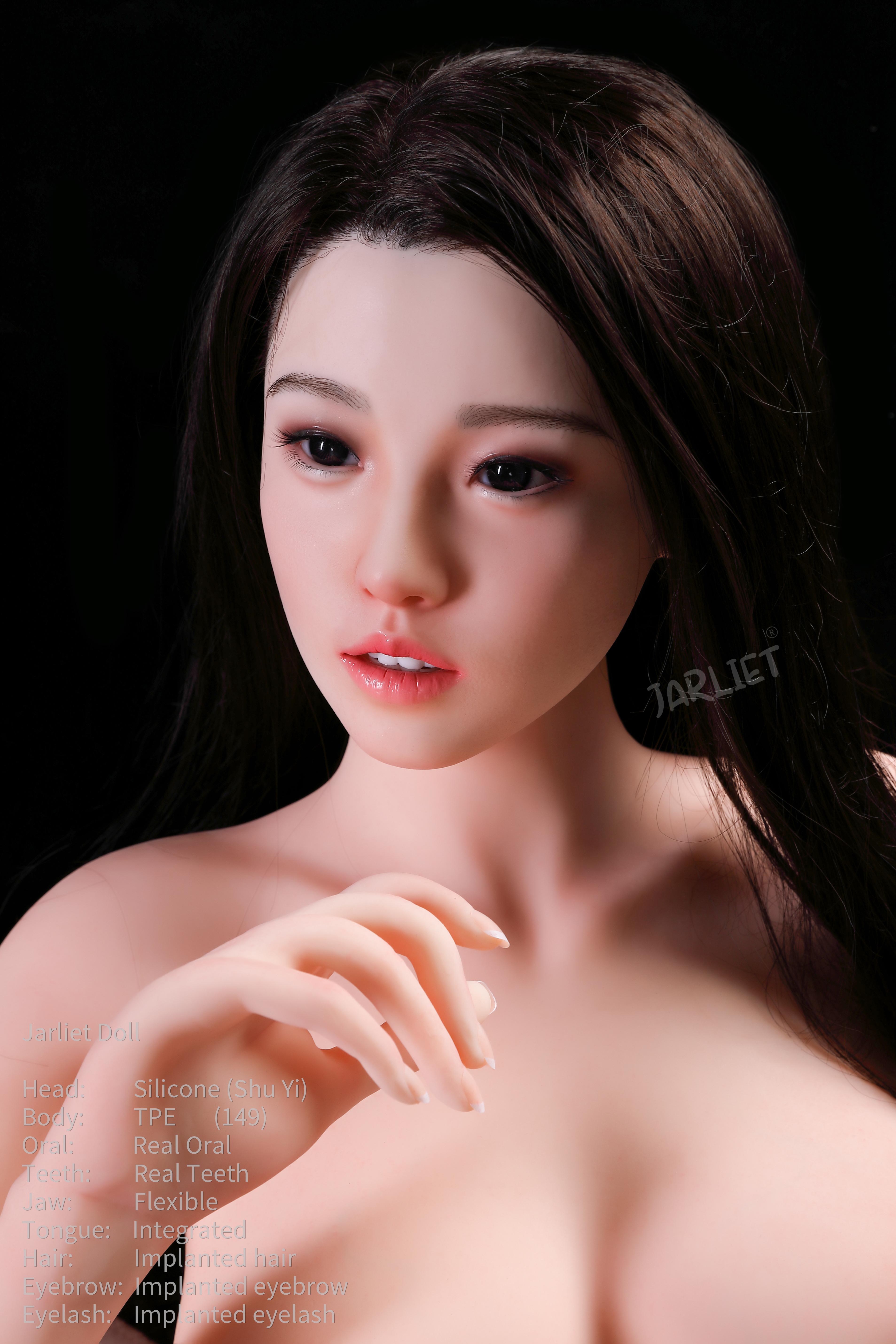 身長149cm/4フィート9インチ、Dカップ、シリコンヘッド、TPEボディのセックスドール – Elowen