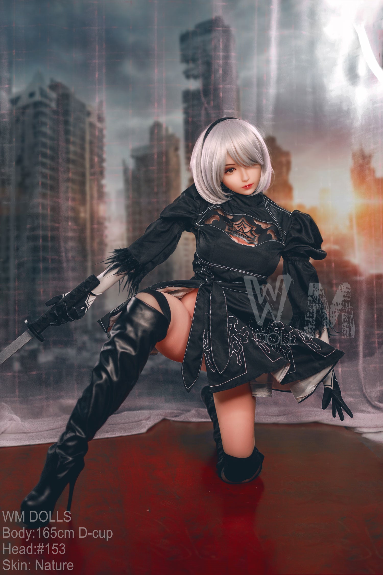 165cm/5ft4 D-cup S-TPE Sex Doll – Crimson